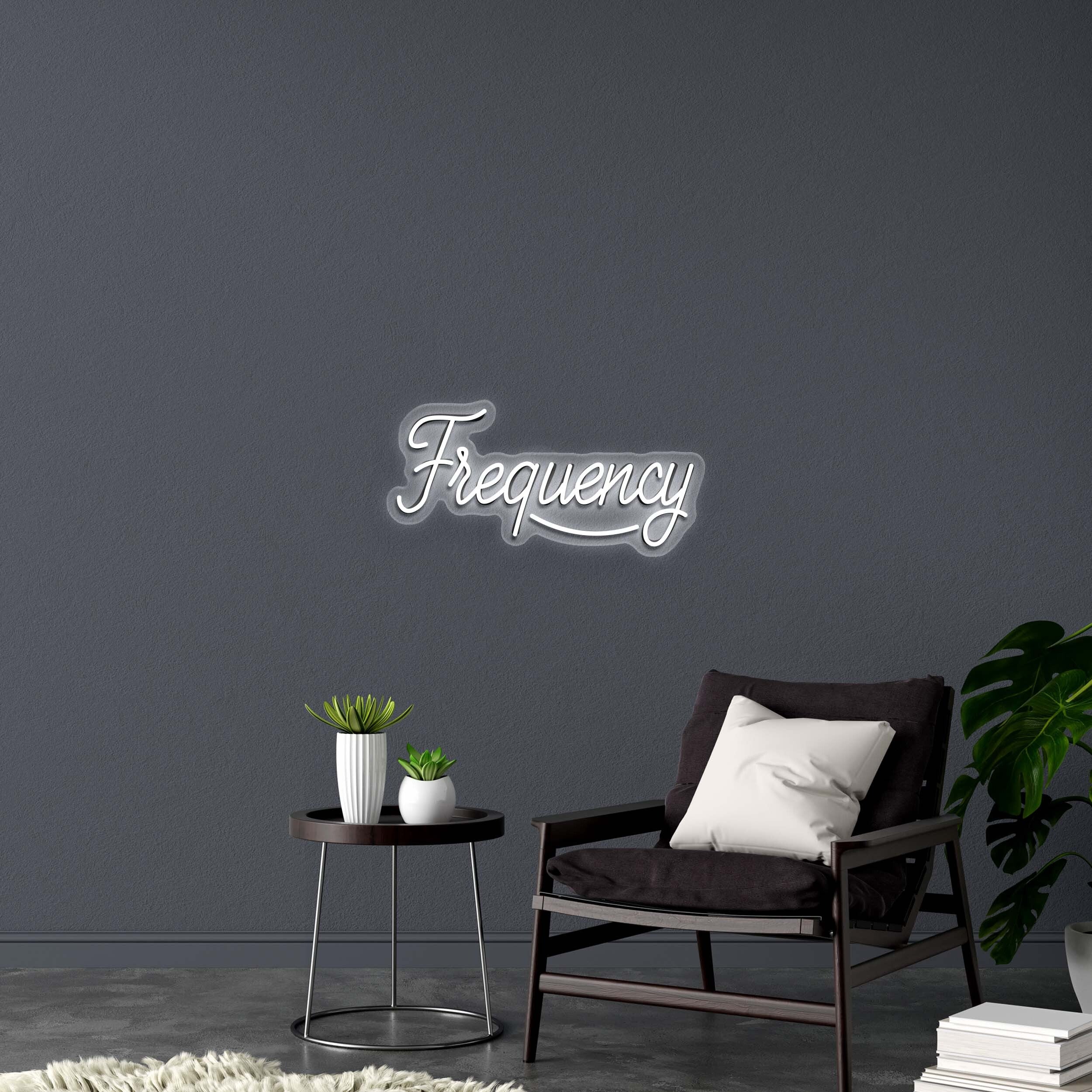 Frequency (Text Only) - Premium Neon Artwork - Image 9