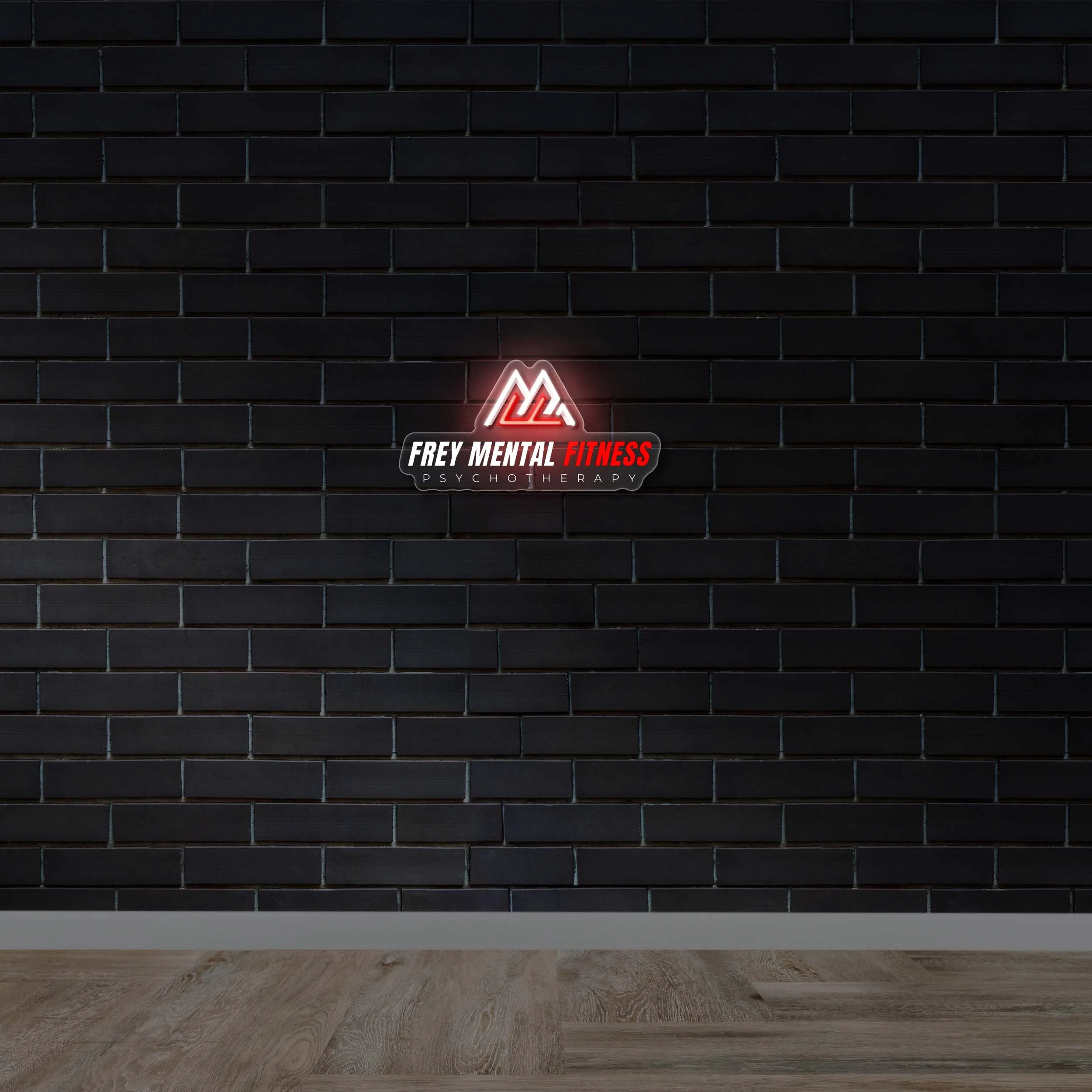 Frey Mental Fitness – Premium Neon Artwork