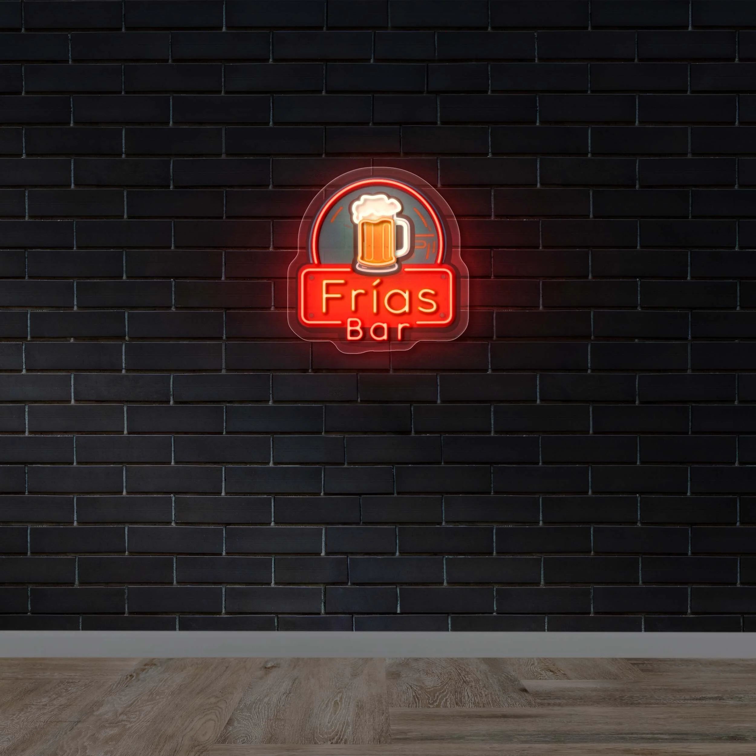 FRIAS BAR - Premium Neon Artwork