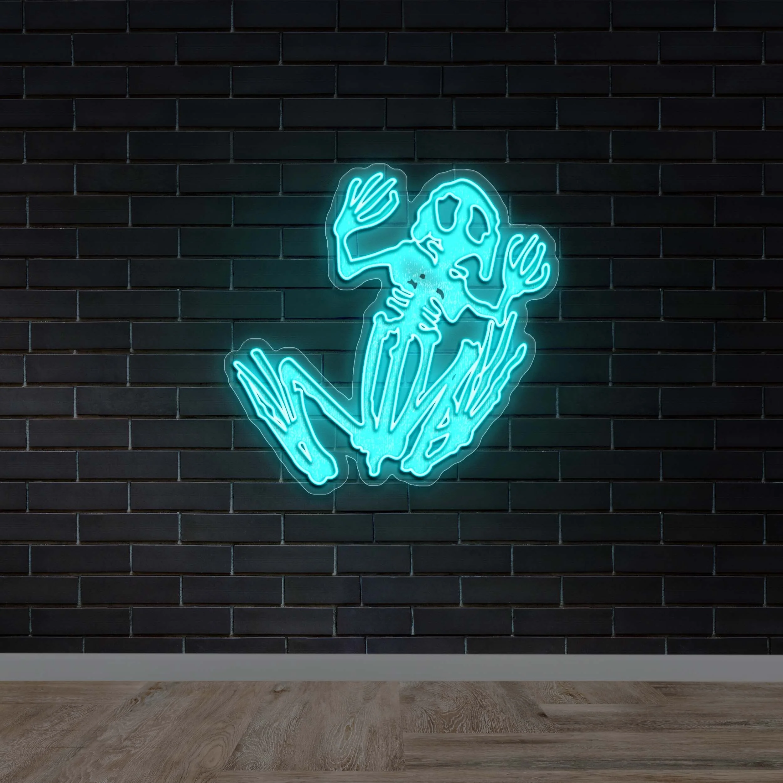 Frogbones logo + FUELED BY FREEDOM - Premium Neon Artworrk - Image 2