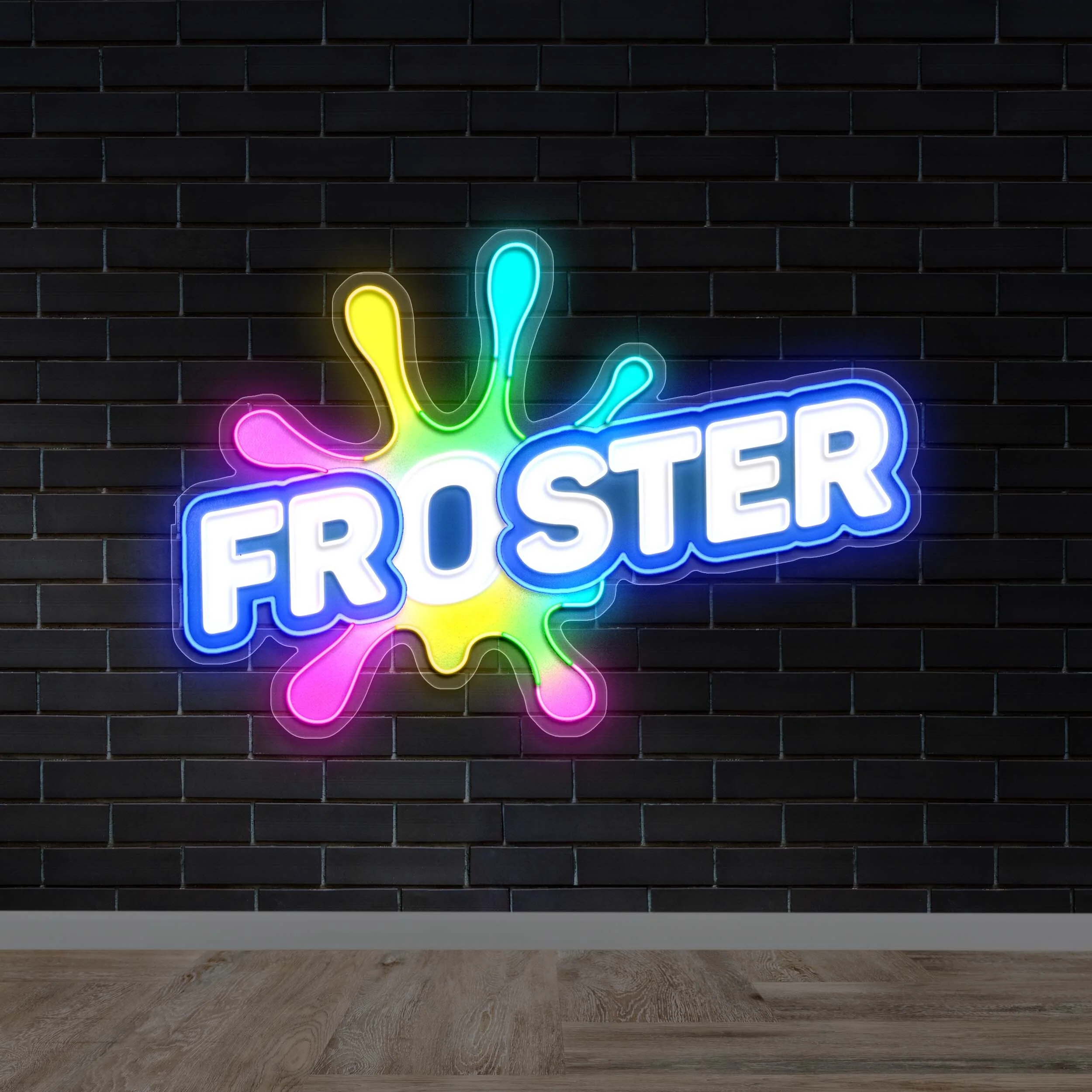 FROSTER - Premium Neon Artwork