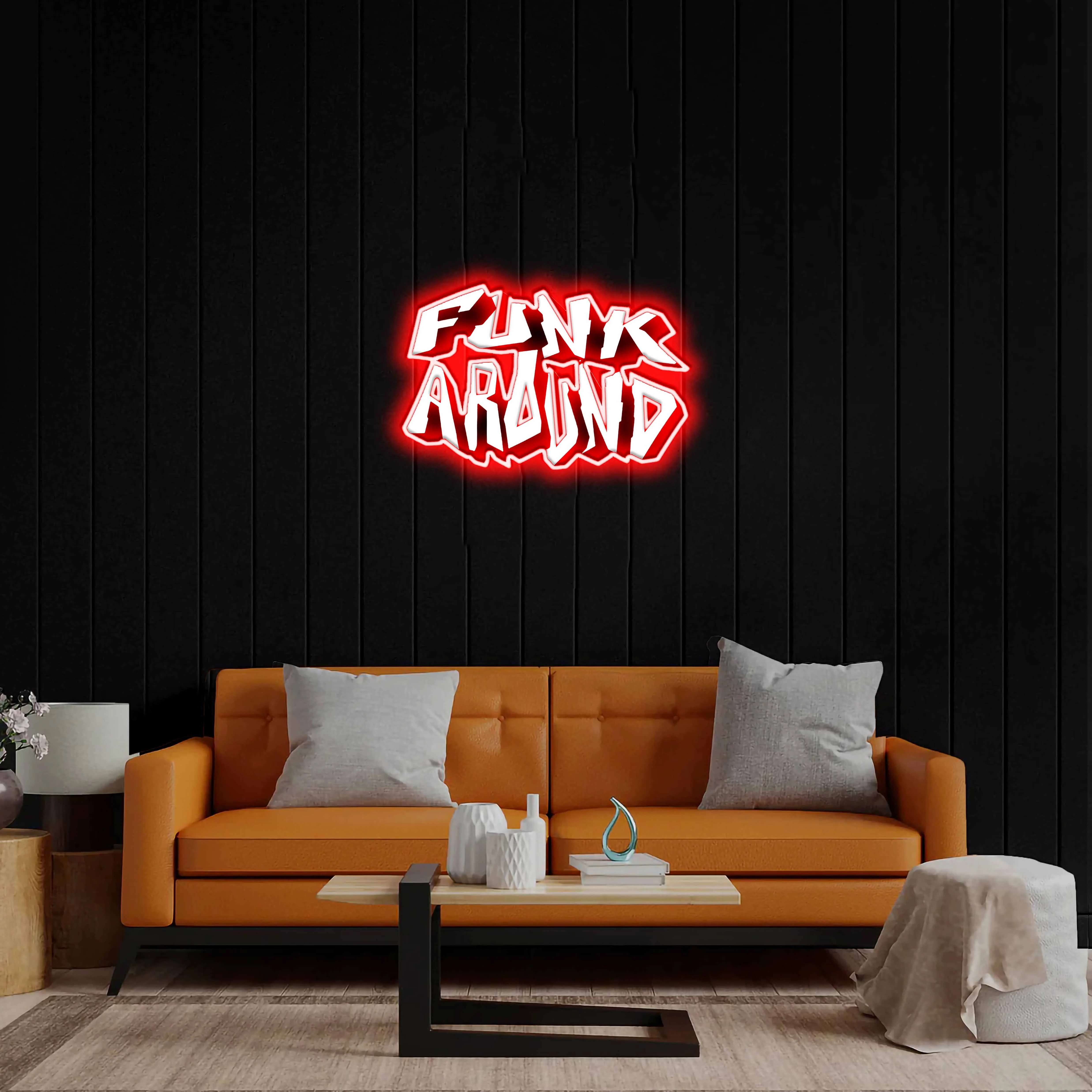 Funk Around - Premium Neon Artwork