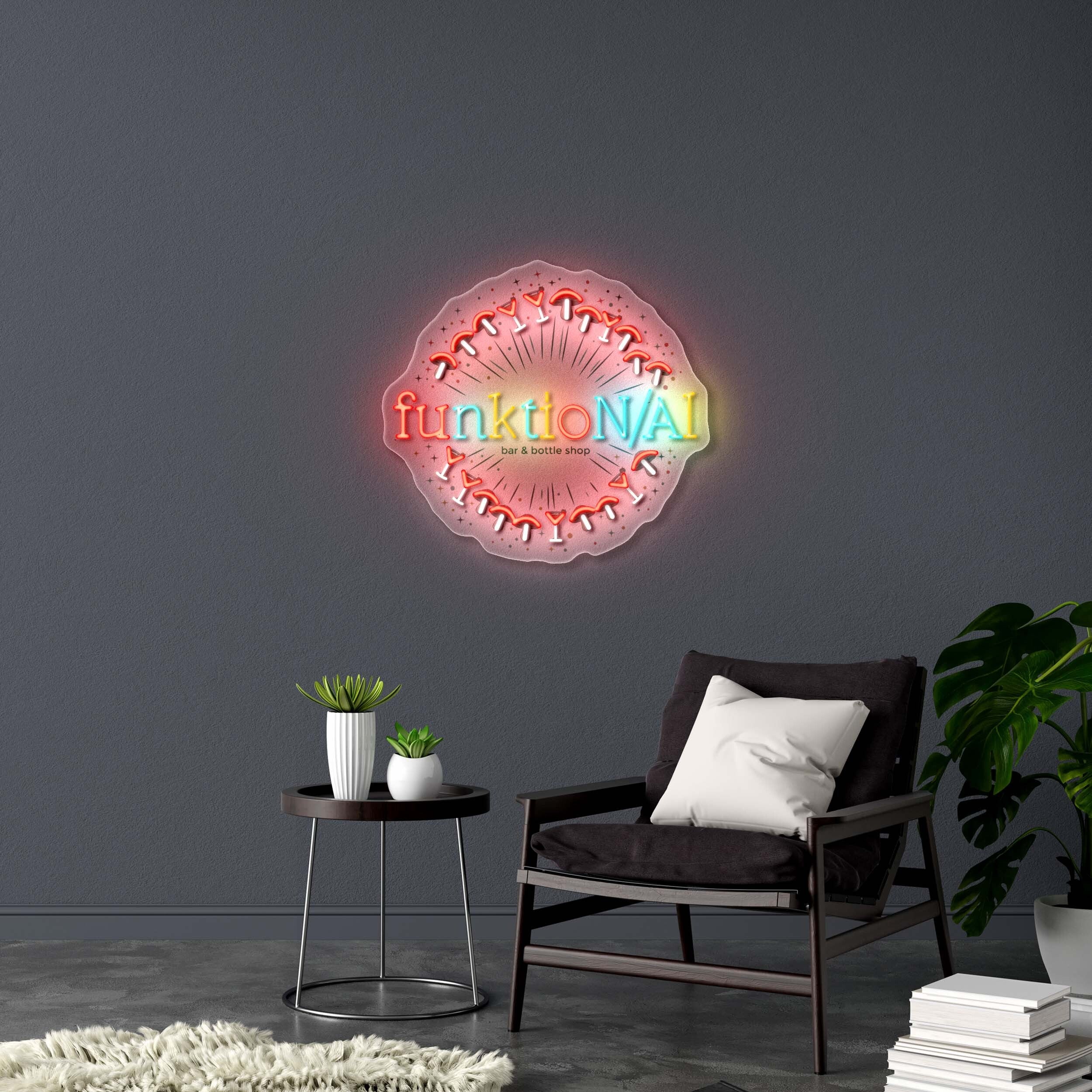 FunktioN/AI - Premium Neon Artwork