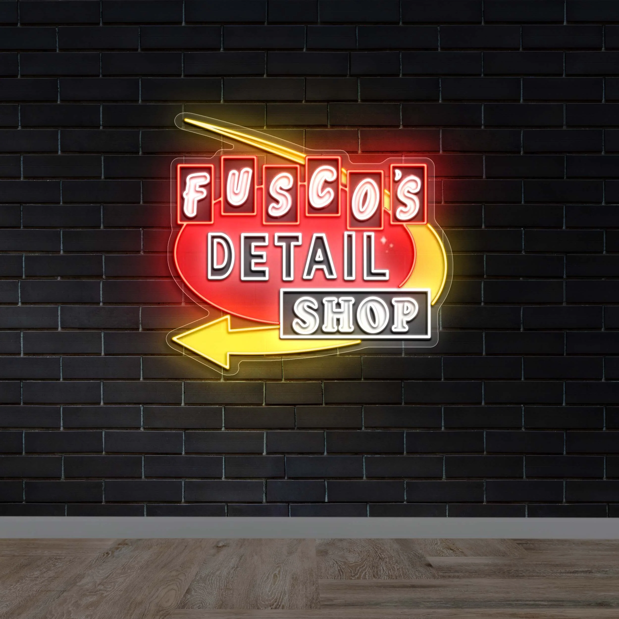 FUSCO'S DETAIL SHOP - Premium Neon Artwork