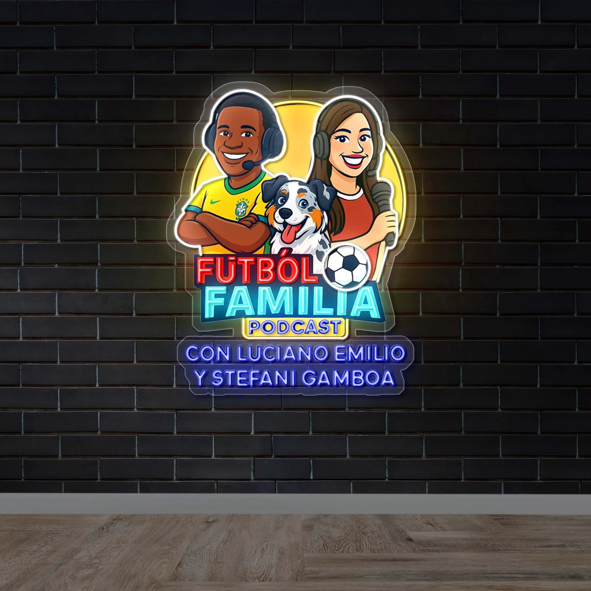FUTBOL FAMILIA | 2nd Version - Premium Neon Artwork