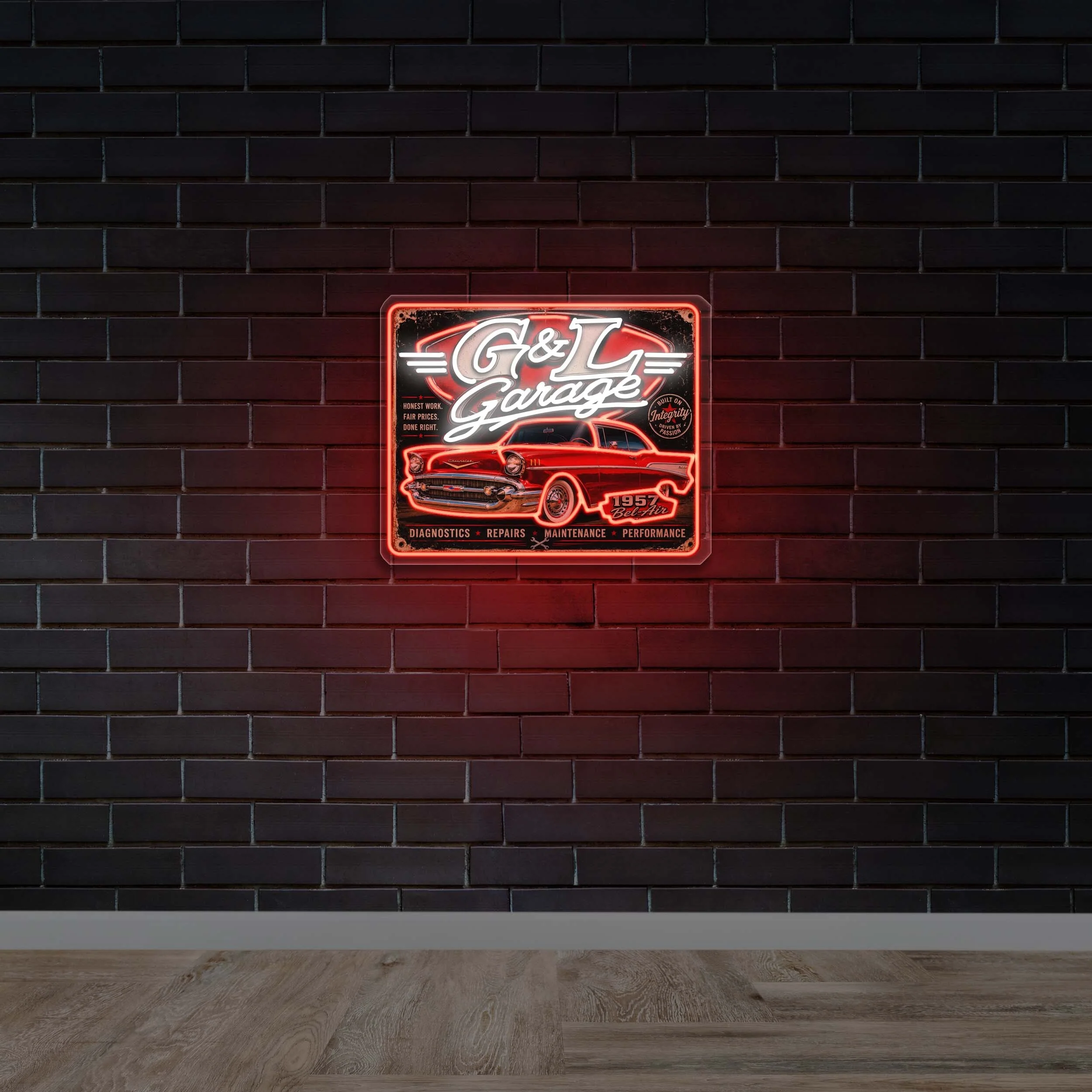 G&L Garage - Premium Neon Artwork