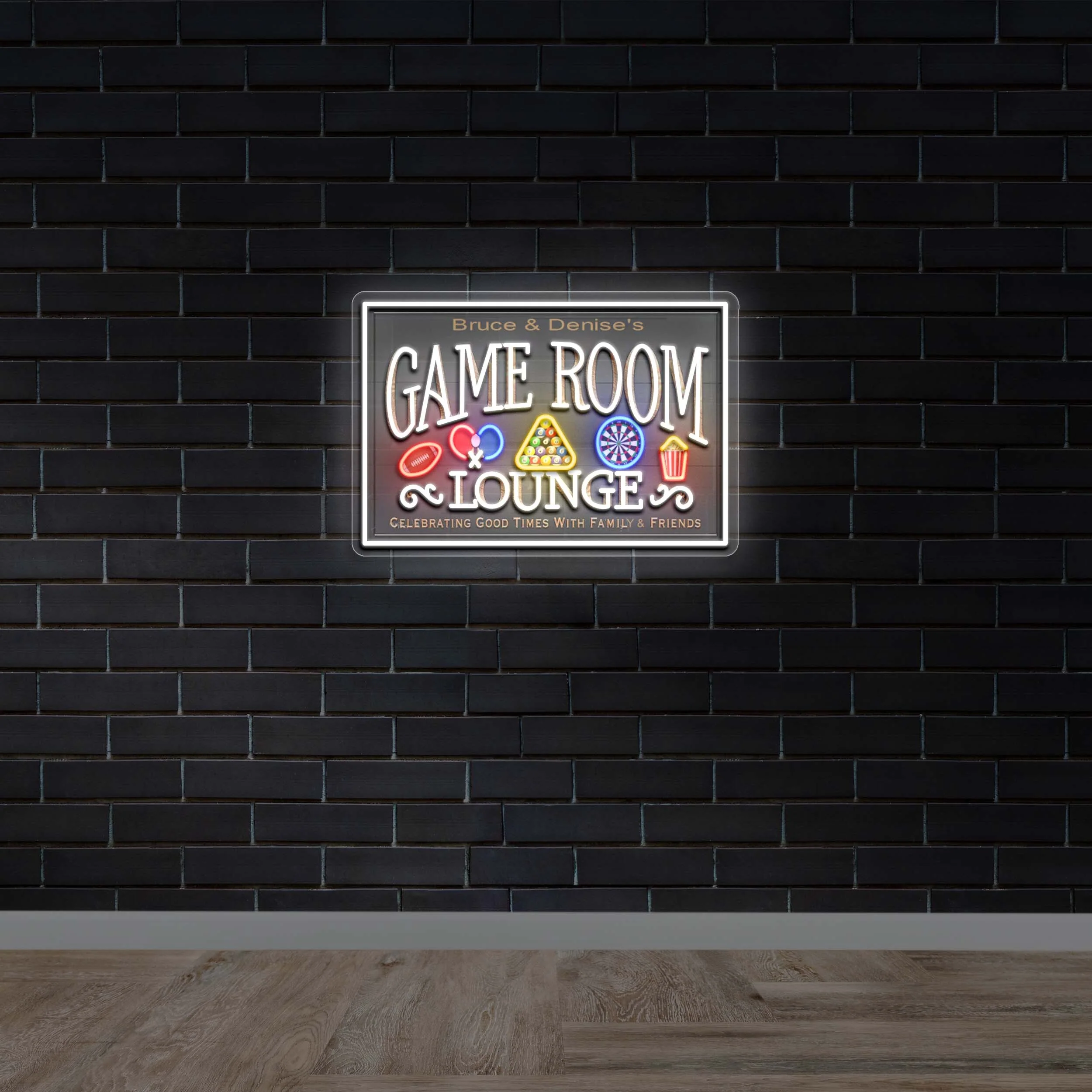GAME ROOM - Premium Neon Artwork
