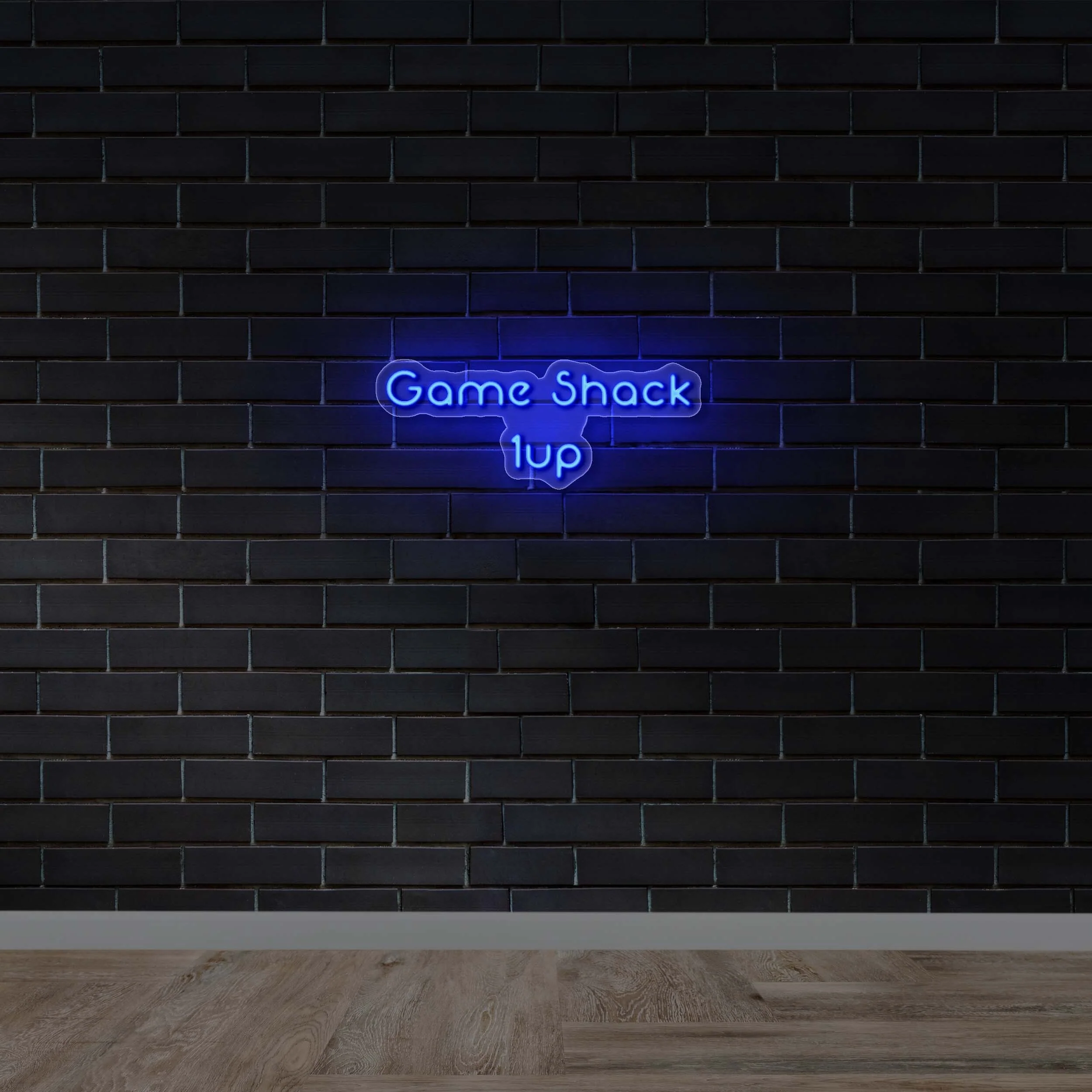 Game Shack 1up - Premium Neon Artwork