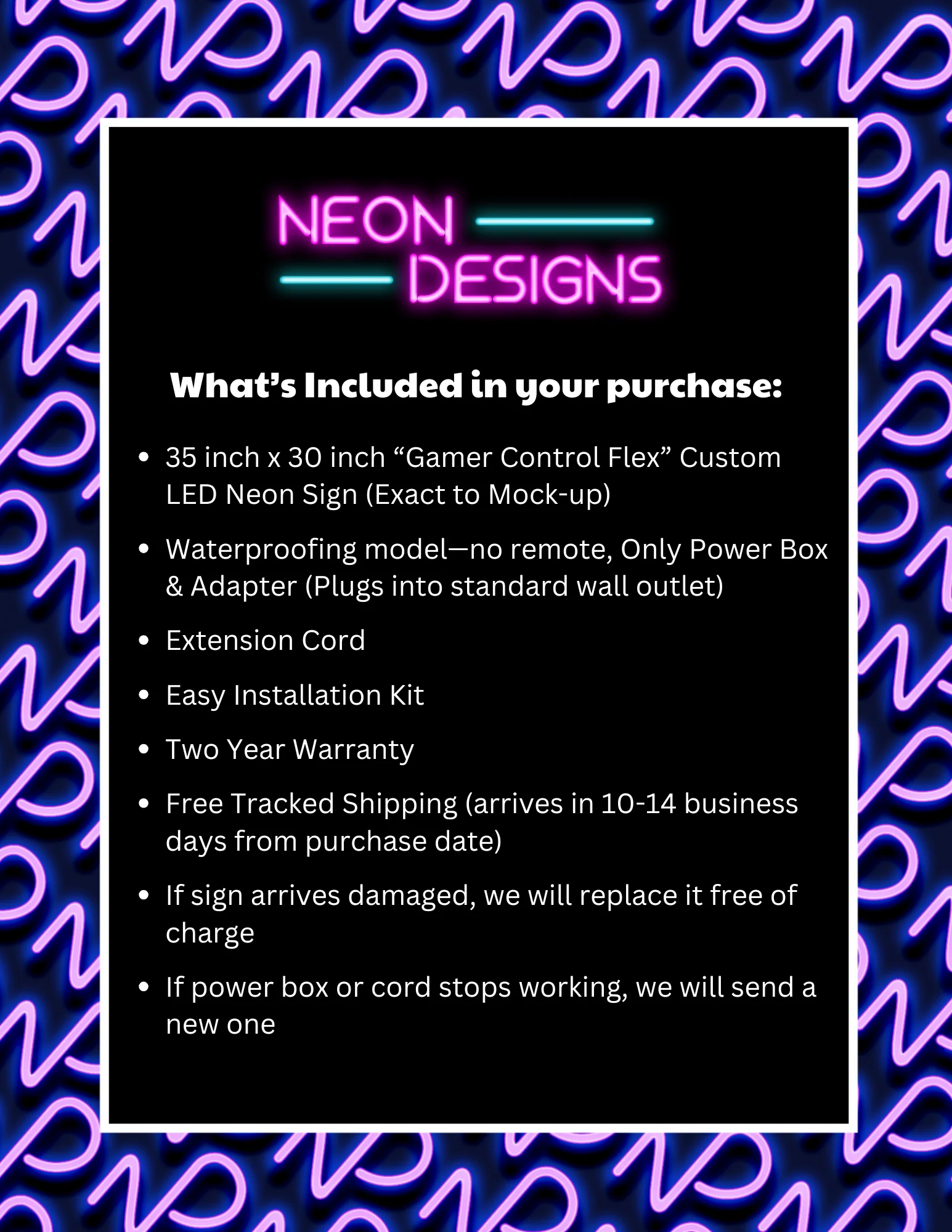Gamer Control Flex - Premium Neon Artwork - Image 2