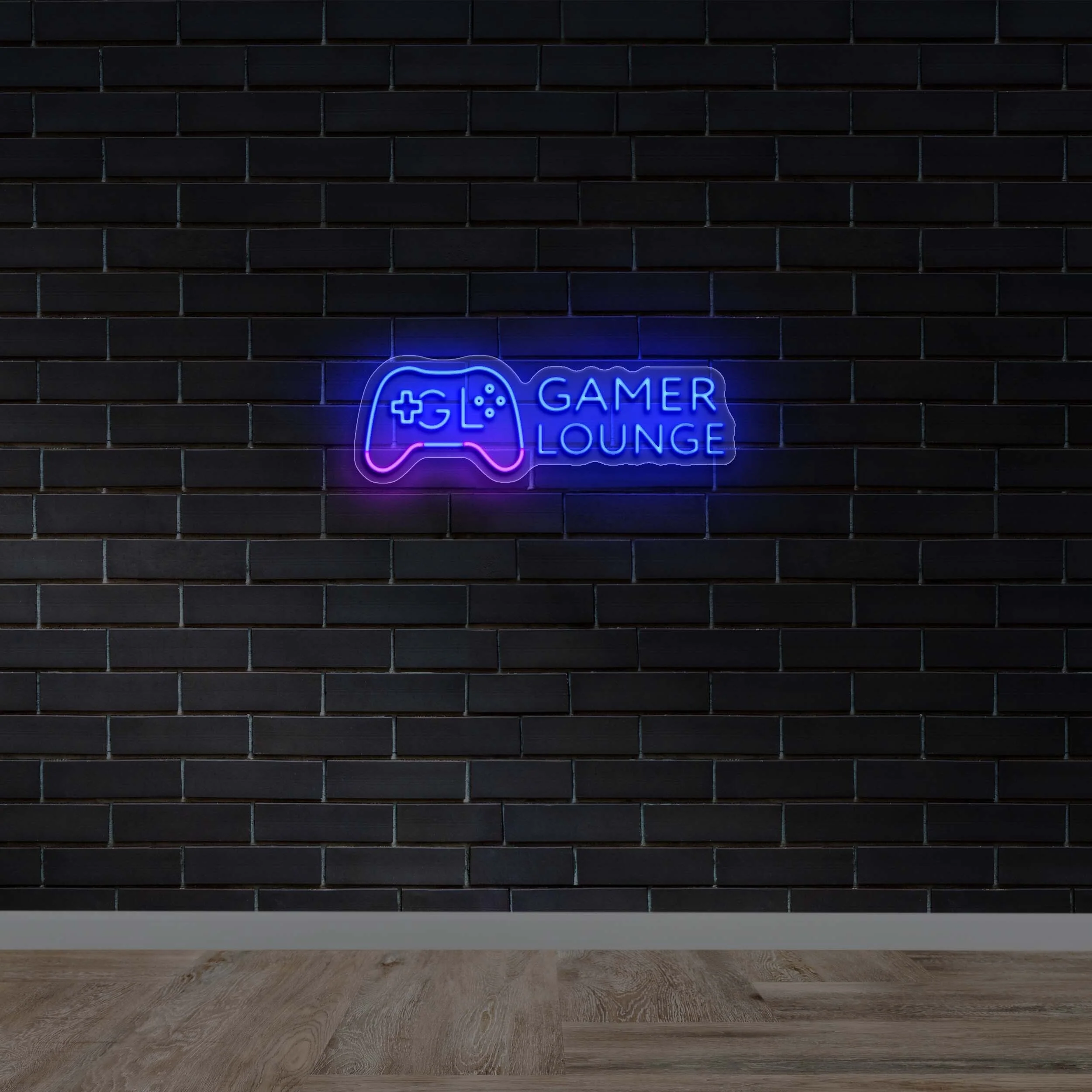 GAMER LOUNGE - Premium Neon Artwork