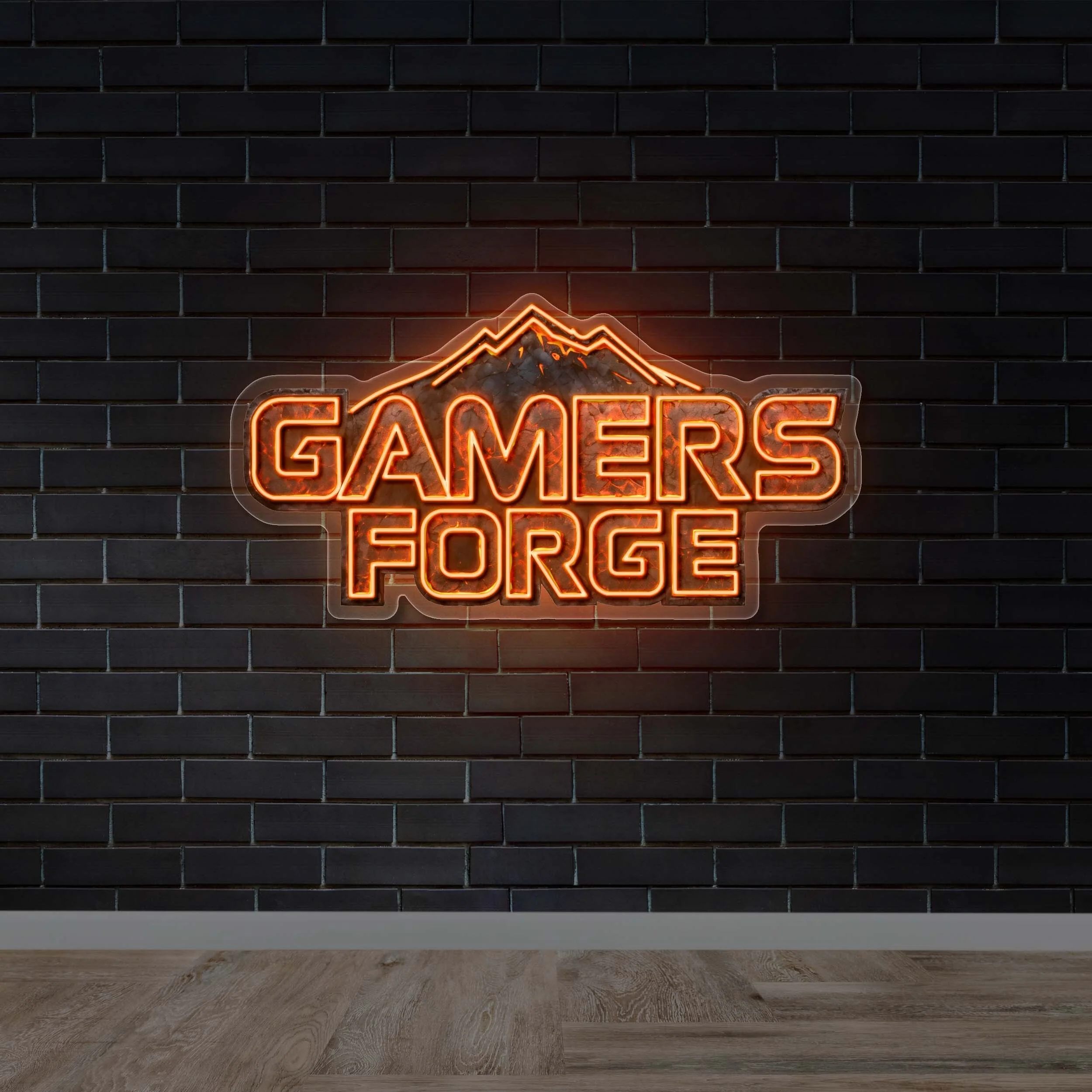 GAMERS FORGE - Premium Neon Artwork