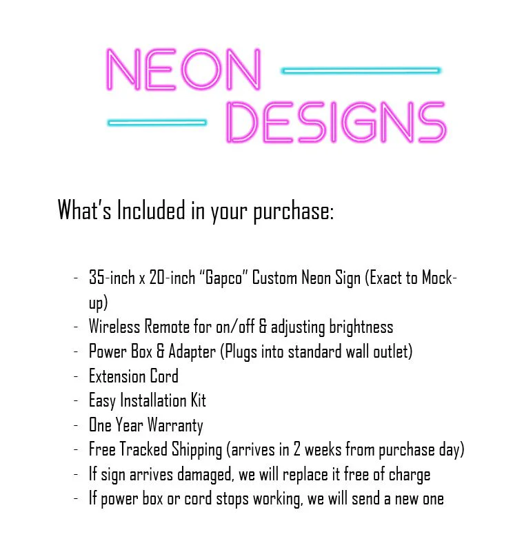 Gapco - Premium Neon Artwork - Image 3