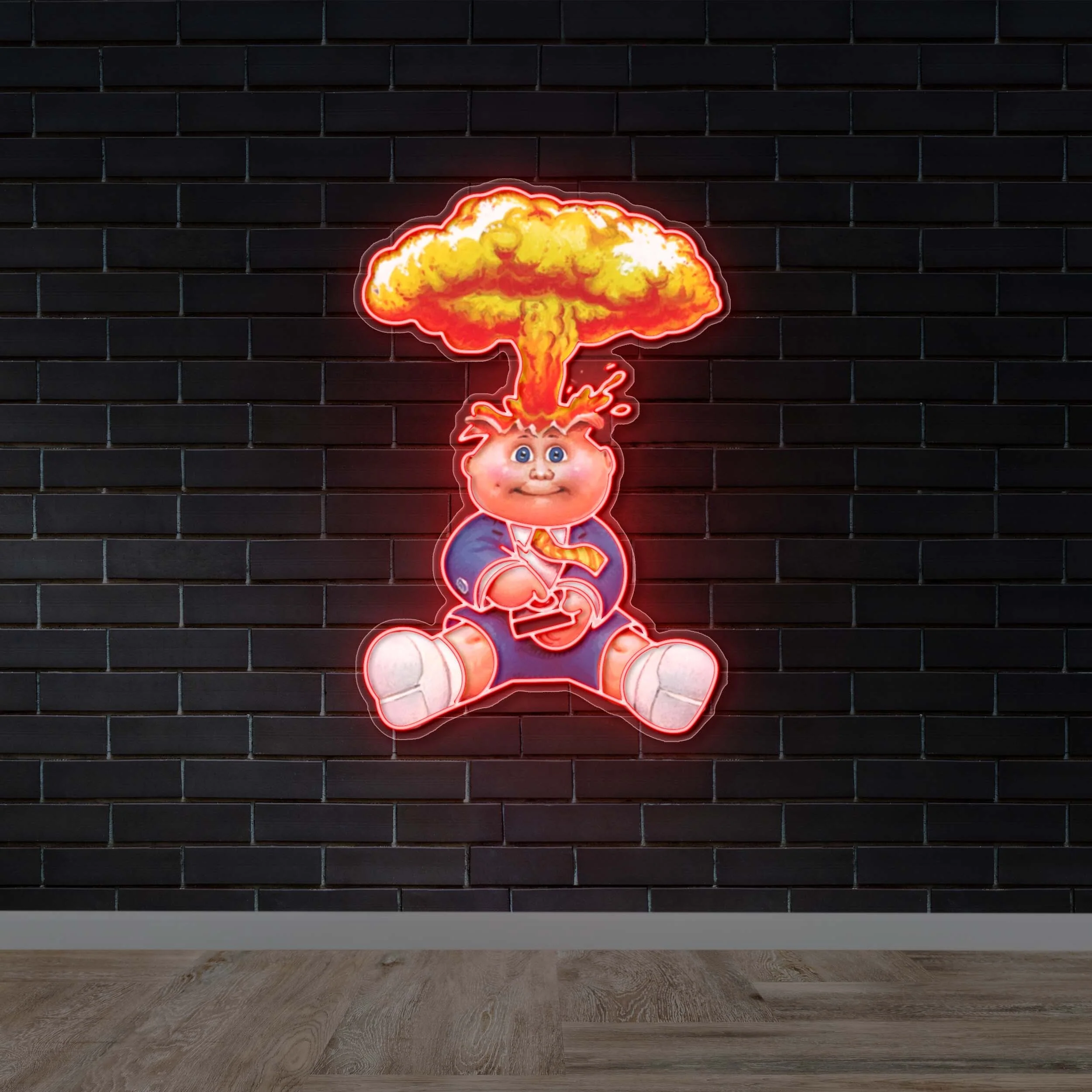 GARBAGE PAIL KIDS logo - Premium Neon Artwork