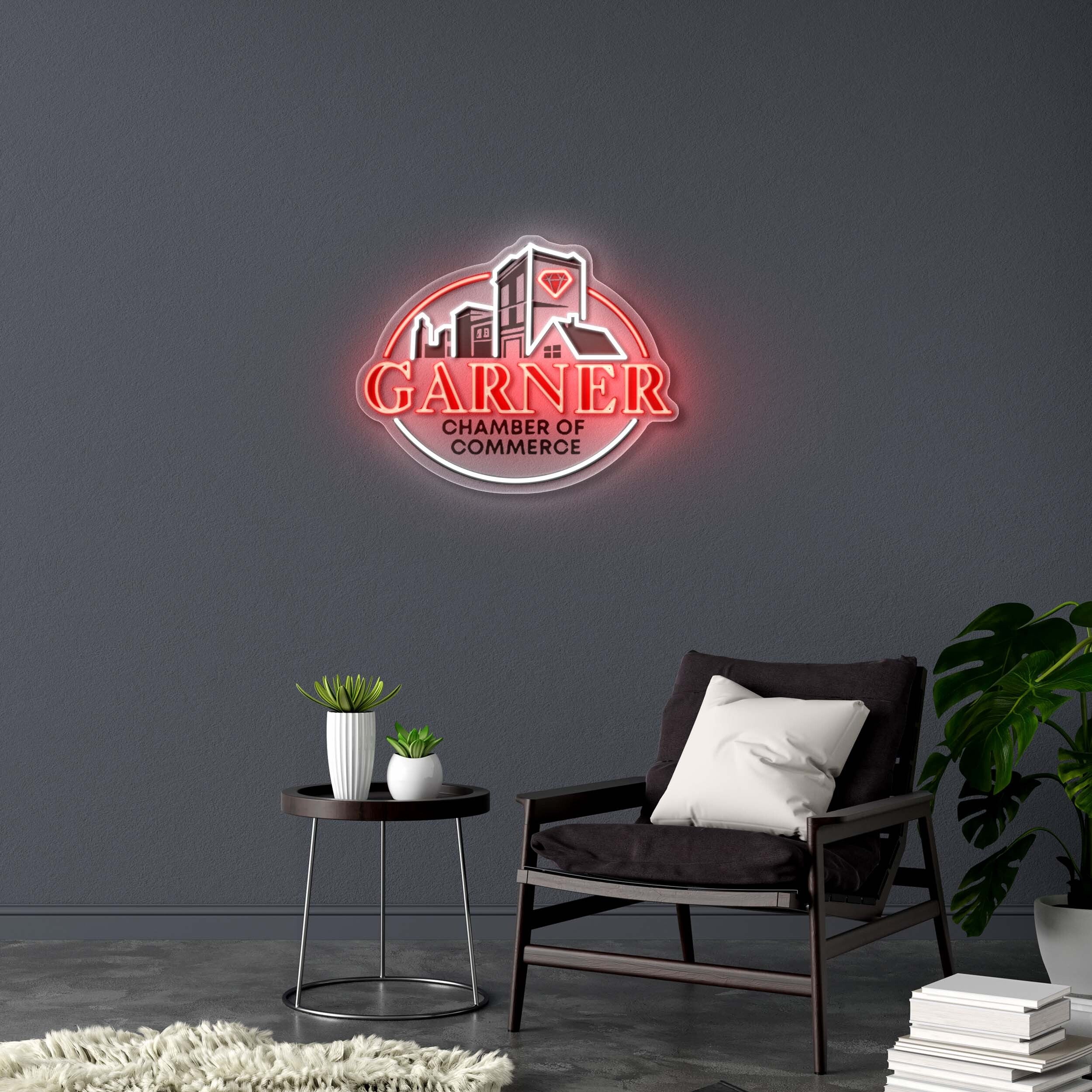 Garner Chamber Of Commerce - Premium Neon Artwork