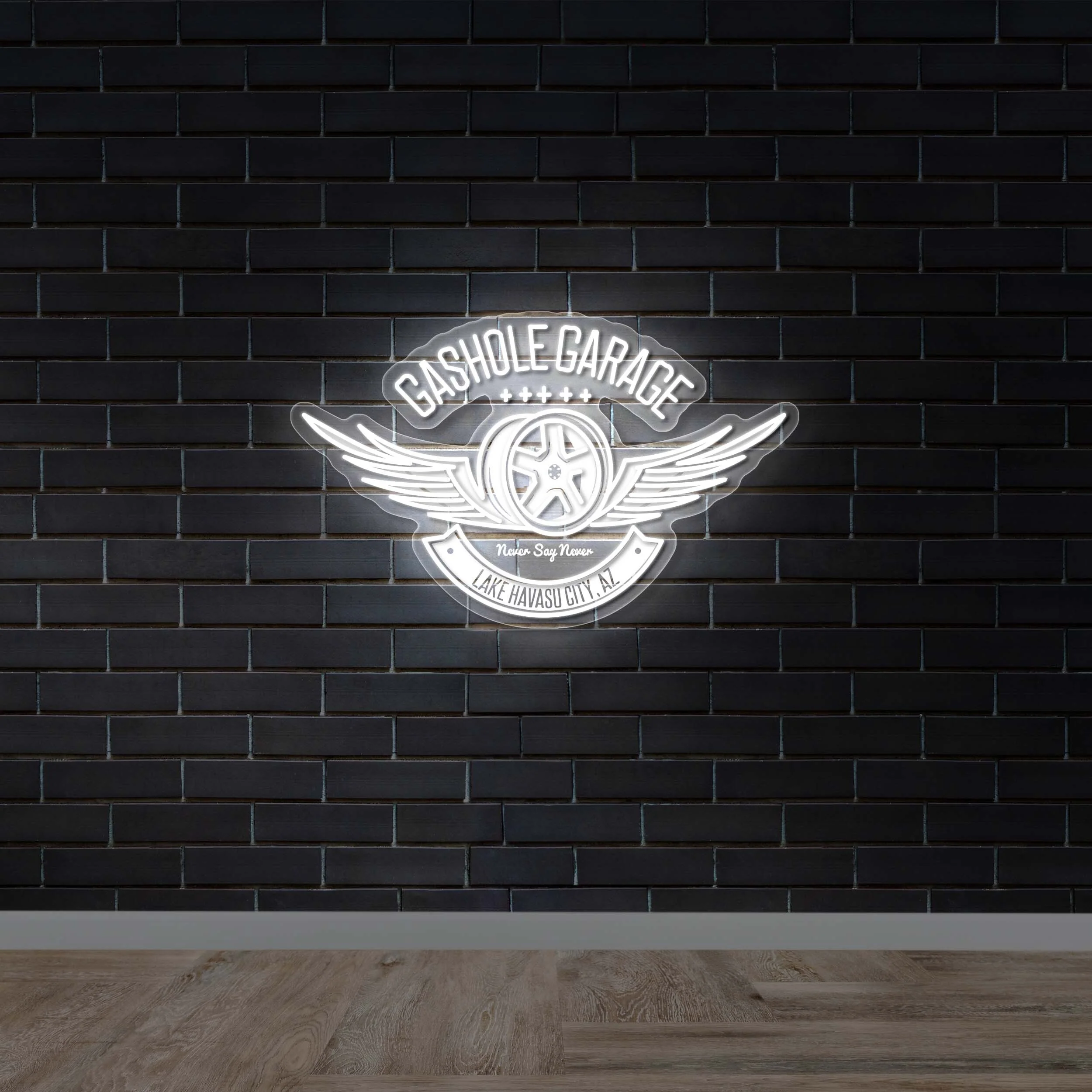 Gashole Garage – Premium Neon Artwork