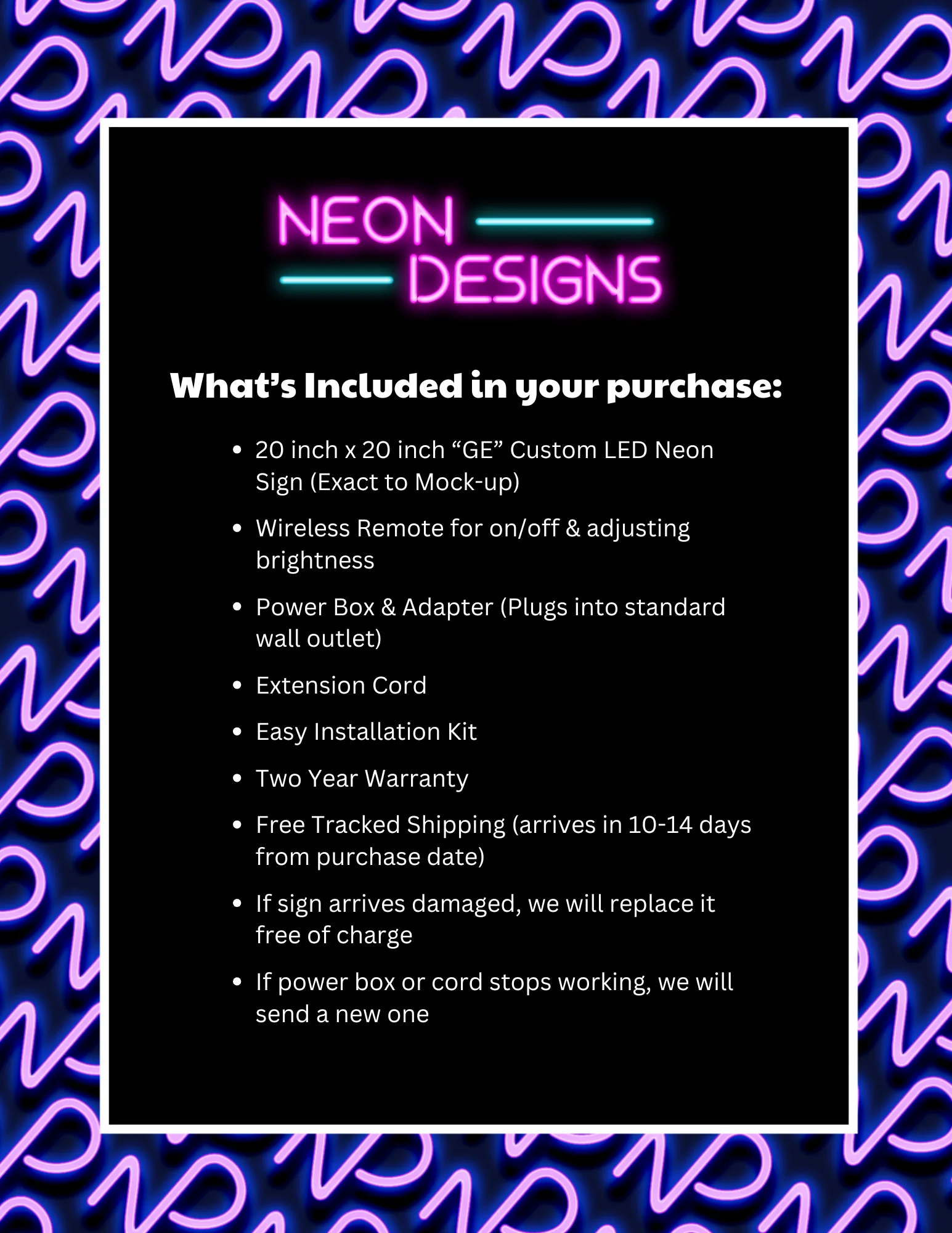 GE - Premium Neon Artwork - Image 2