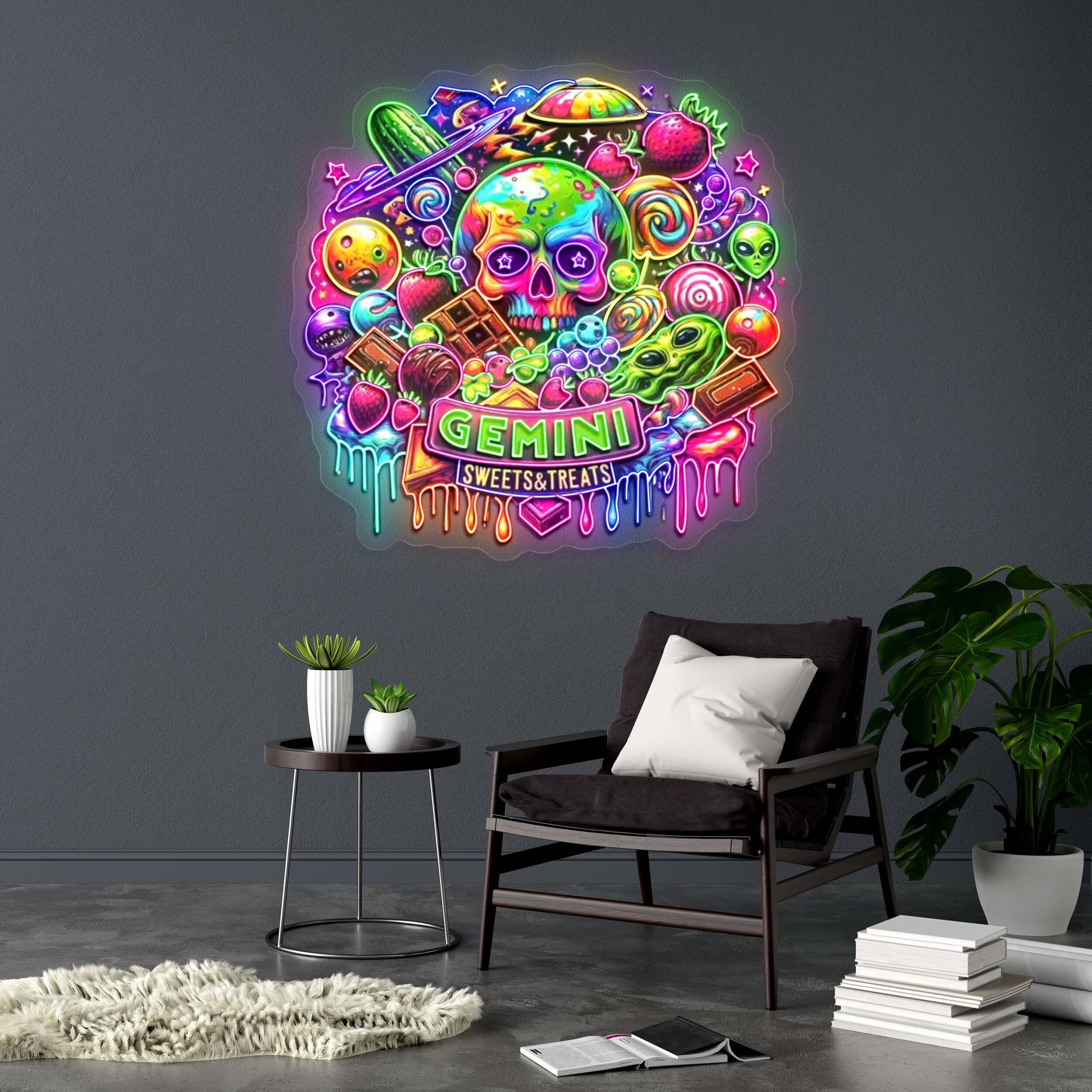 GEMINI - Premium Neon Artwork - Image 2