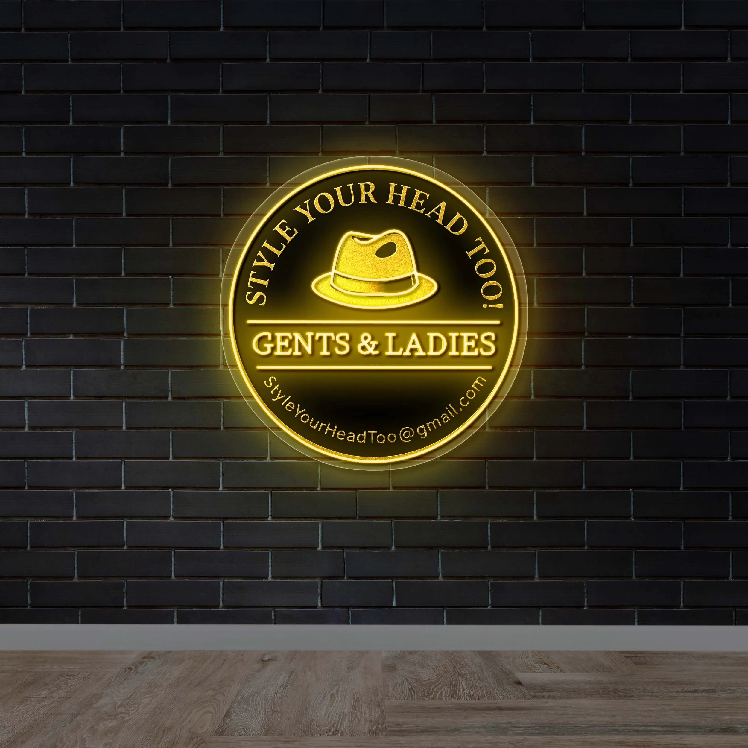 GENTS & LADIES - Premium Neon Artwork
