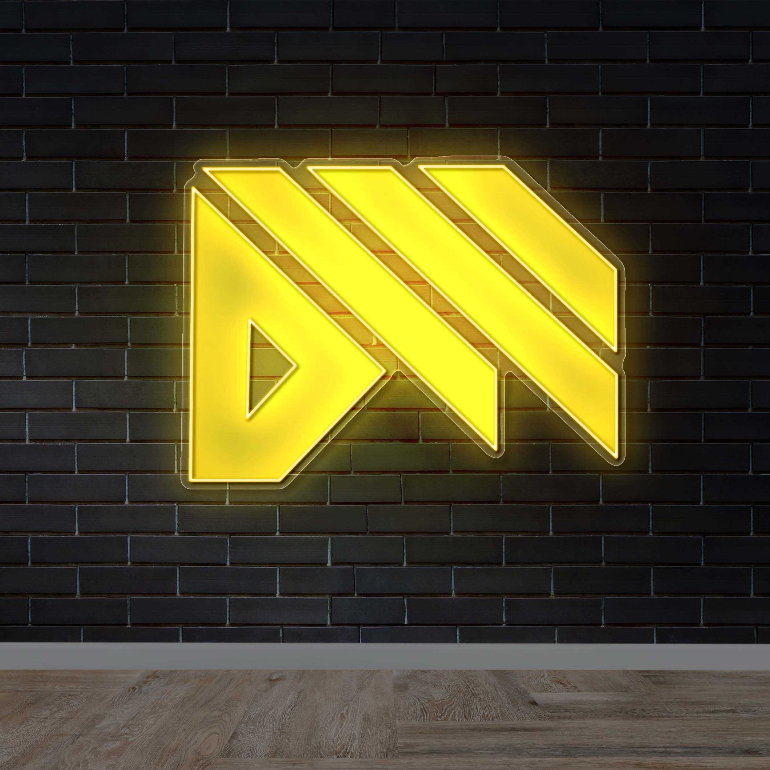Geometric logo – Premium Neon Artwork