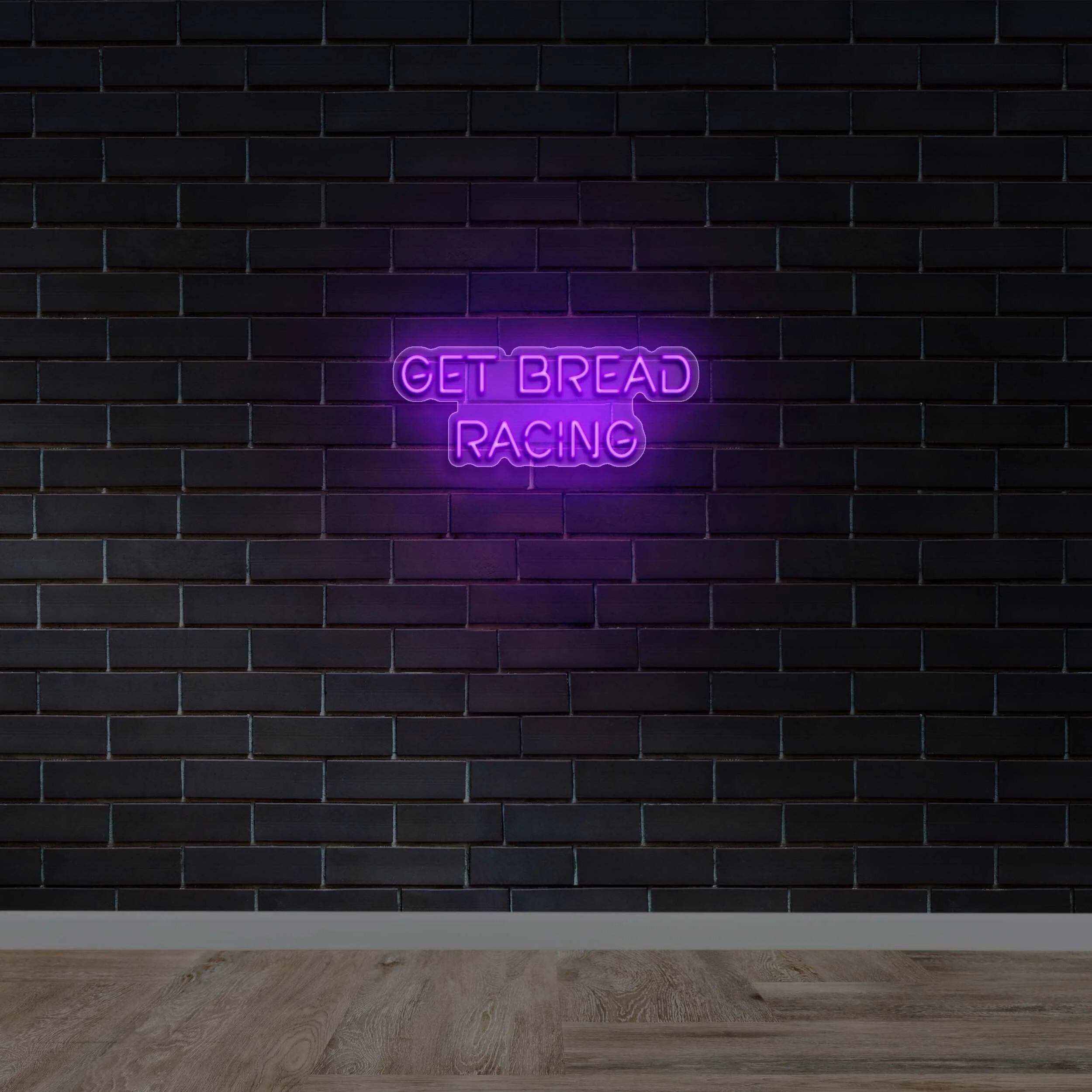 GET BREAD RACING - Premium Neon Artwork