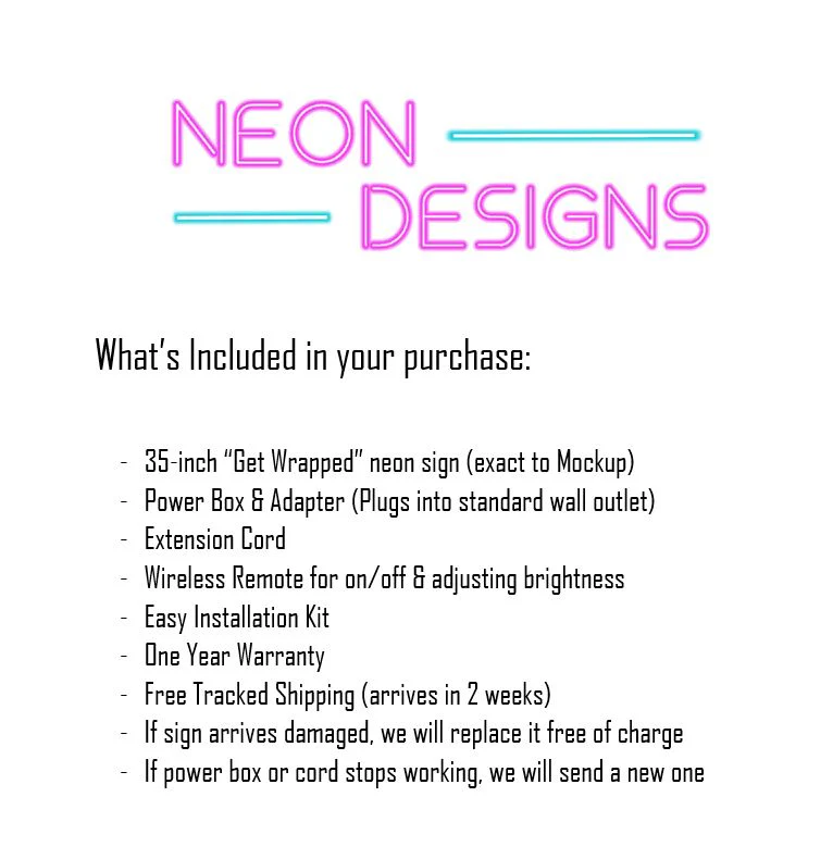 Get Wrapped - Premium Neon Artwork - Image 2