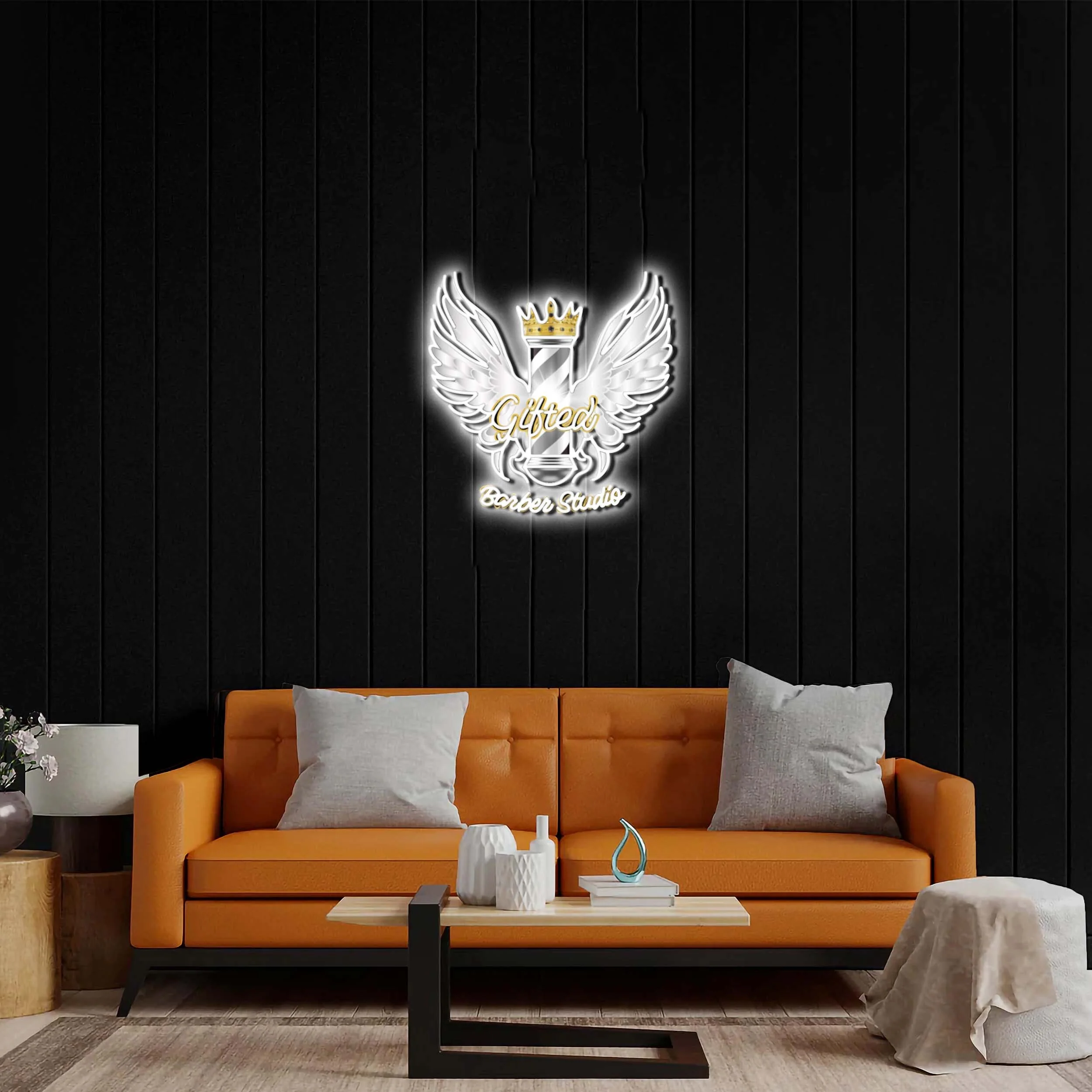 Gifted Barber Studio - Premium Neon Artwork