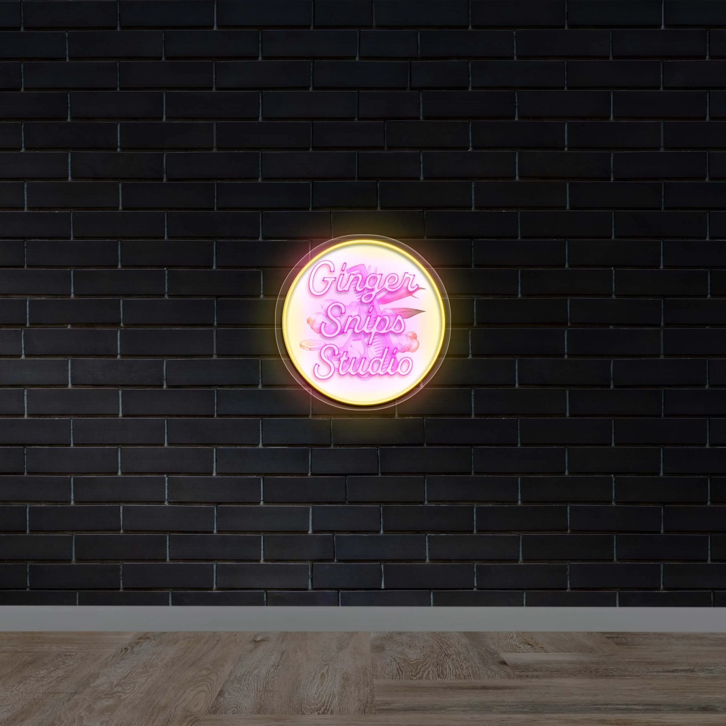 Ginger Snips Studio - Premium Neon Artwork