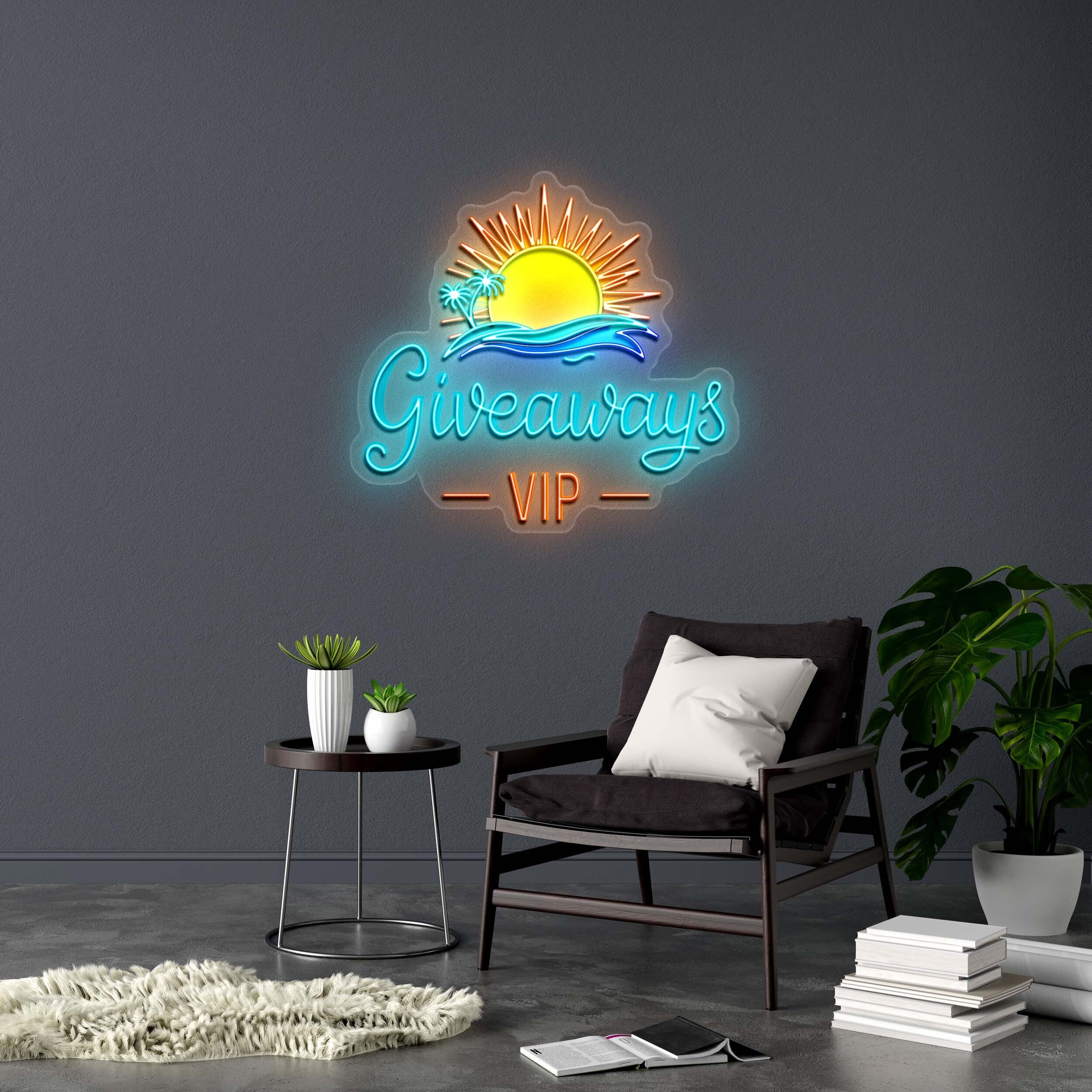 Giveaways - Premium Neon Artwork