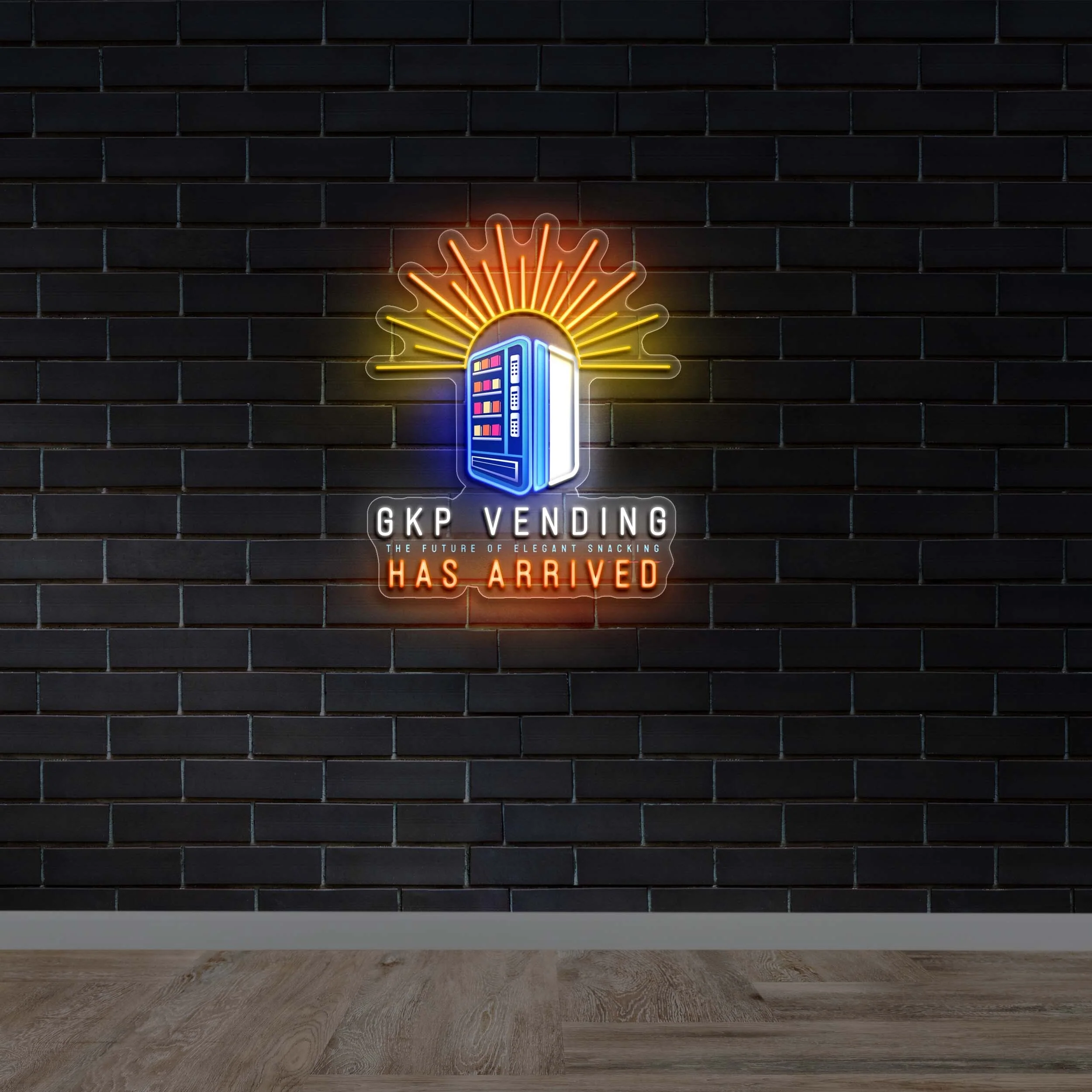 GKP VENDING - Premium Neon Artwork