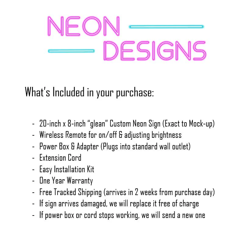 glean - Premium Neon Artwork - Image 2