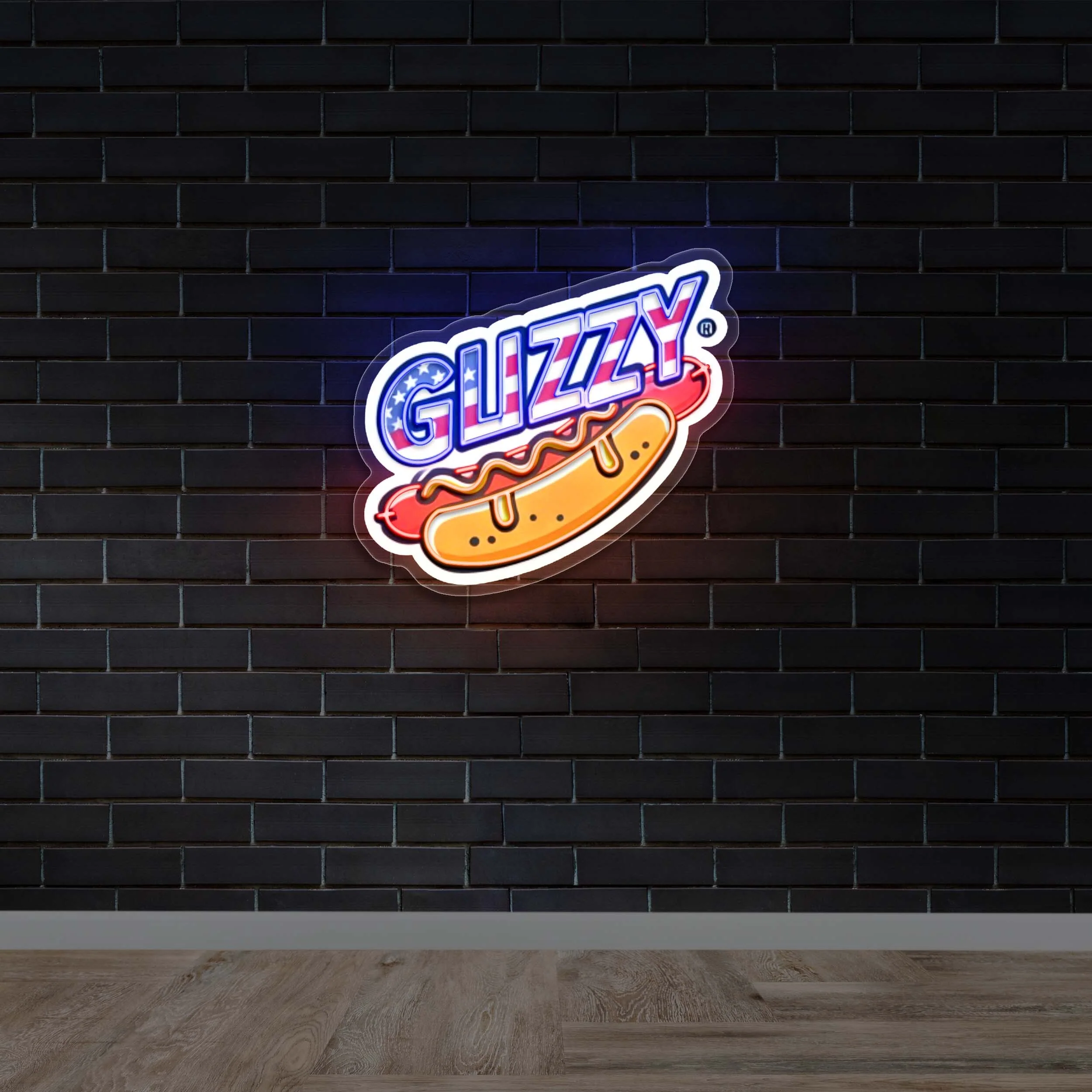 GLIZZY - Premium Neon Artwork
