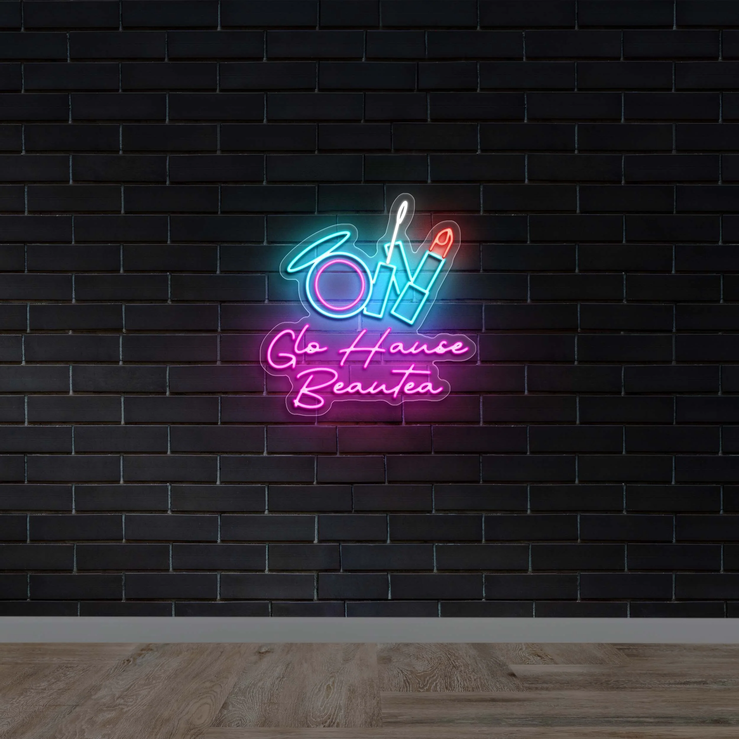 Glo Hause Beautea - Premium Neon Artwork