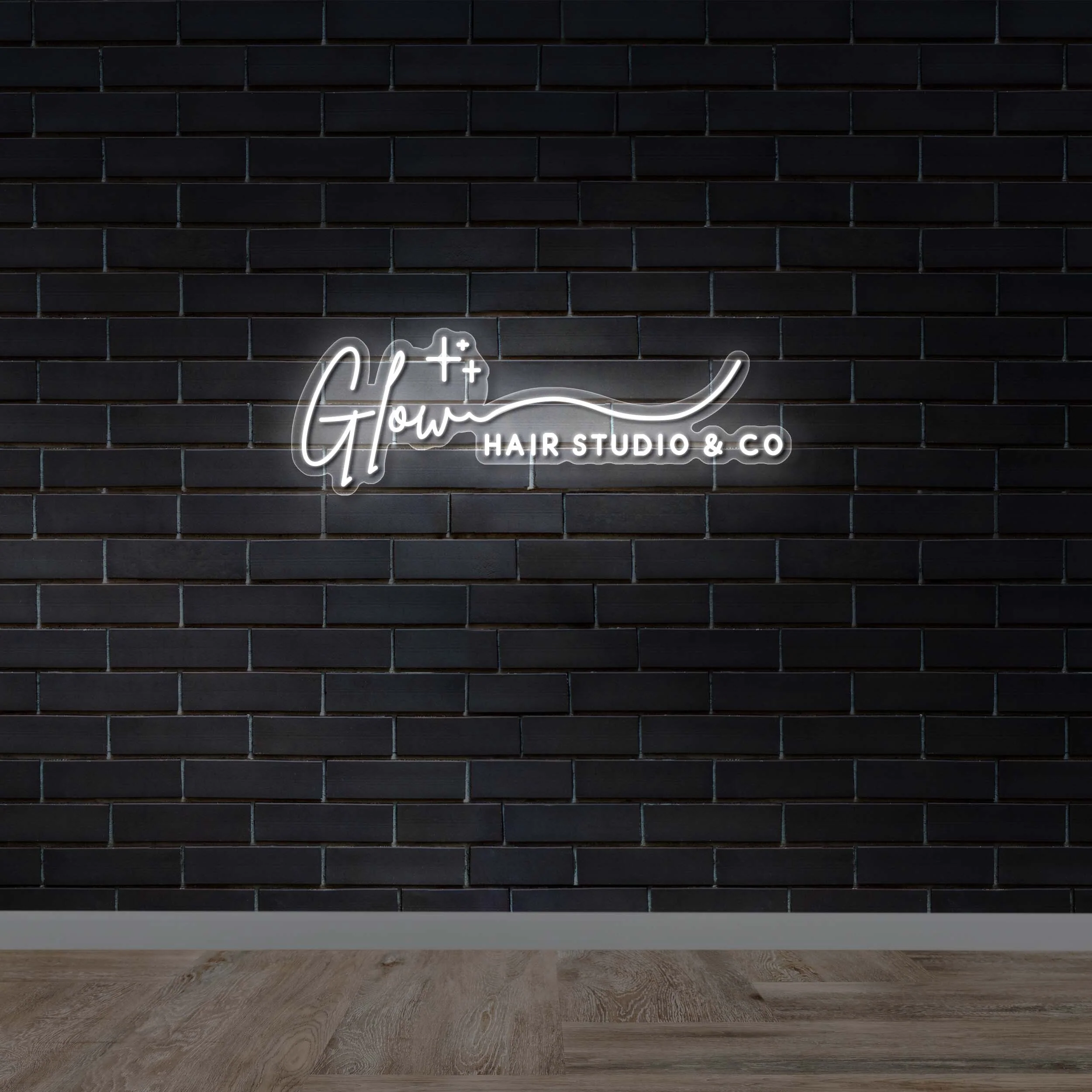 Glow Hair Studio & Co. - Premium Neon Artwork