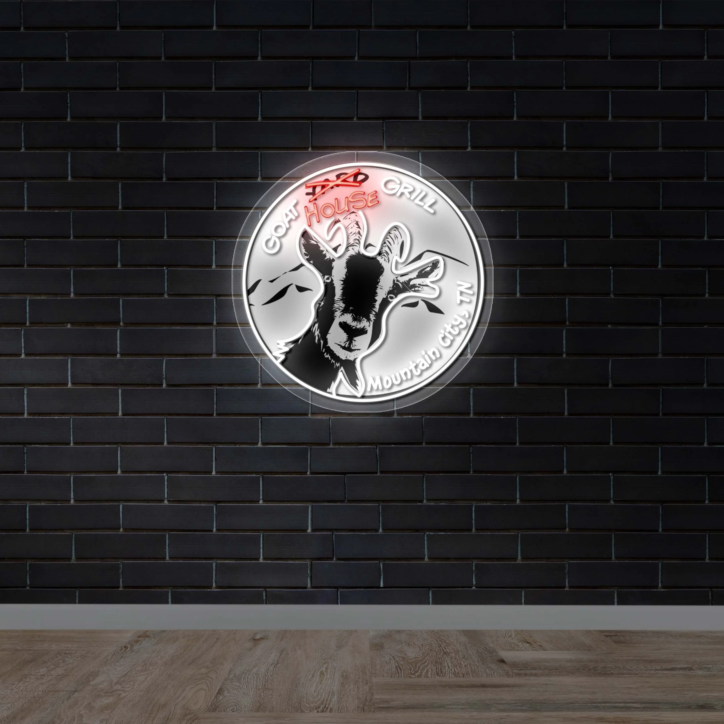 Goat House Grill - Premium Neon Artwork