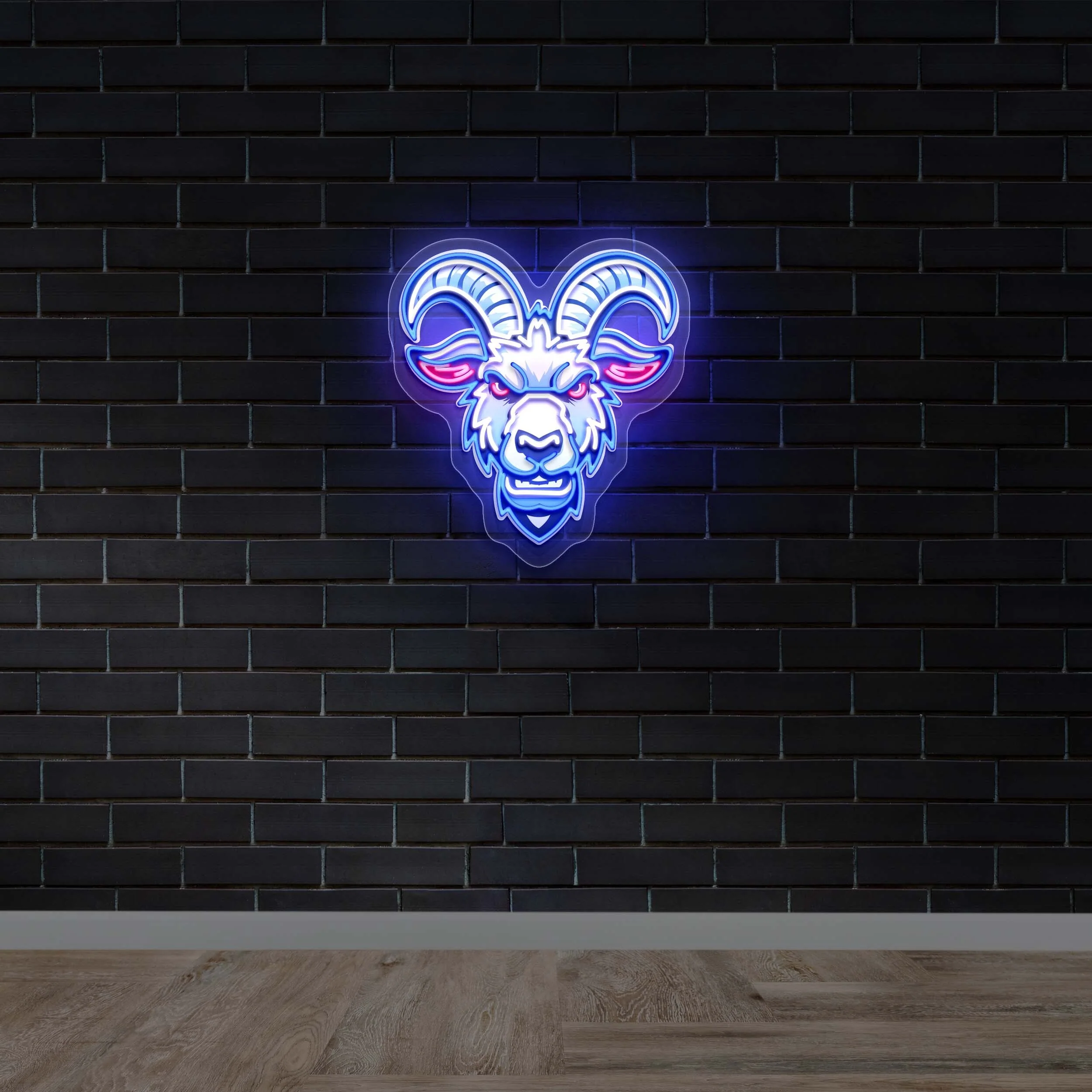 GOAT - Premium Neon Artwork