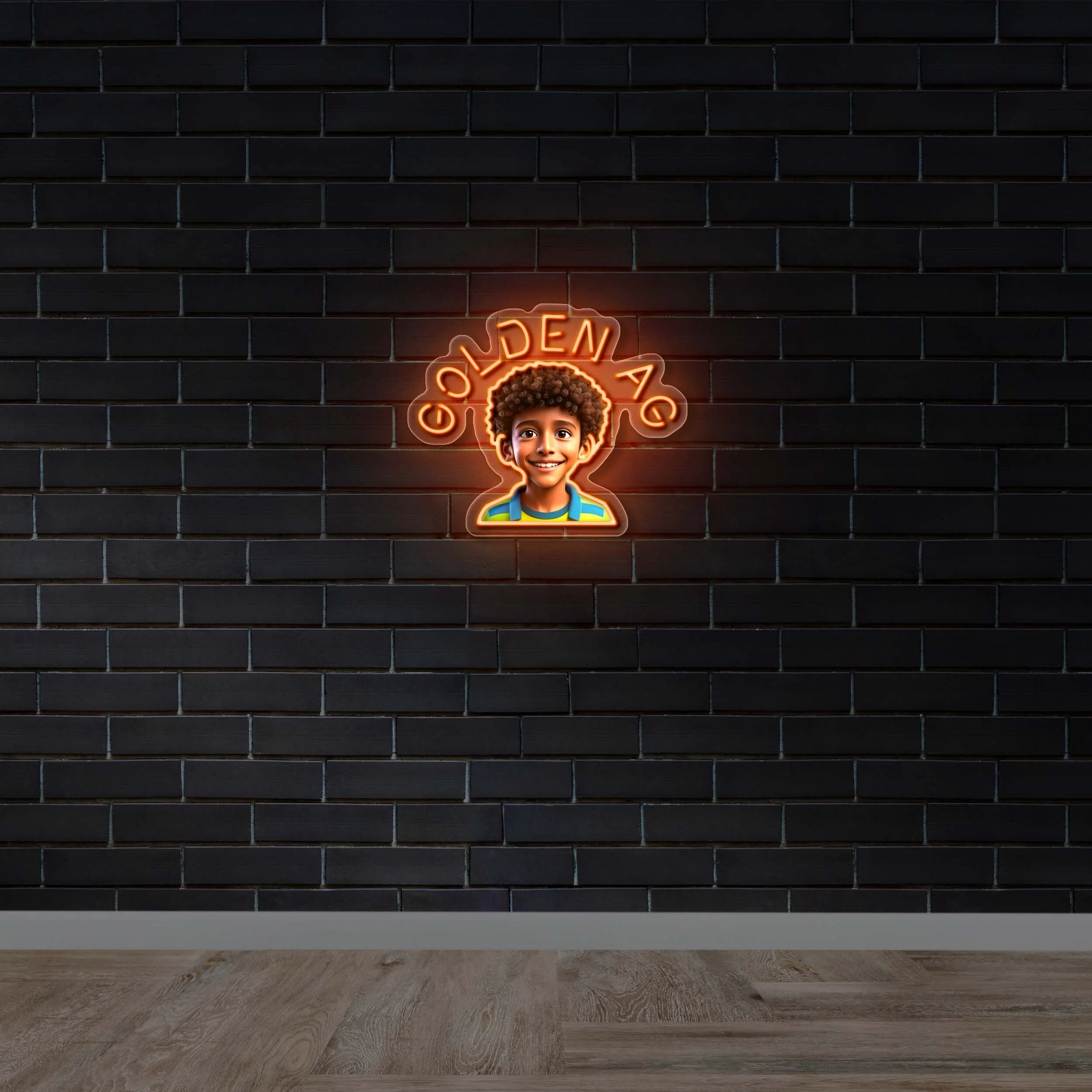 GOLDEN AG - Premium Neon Artwork