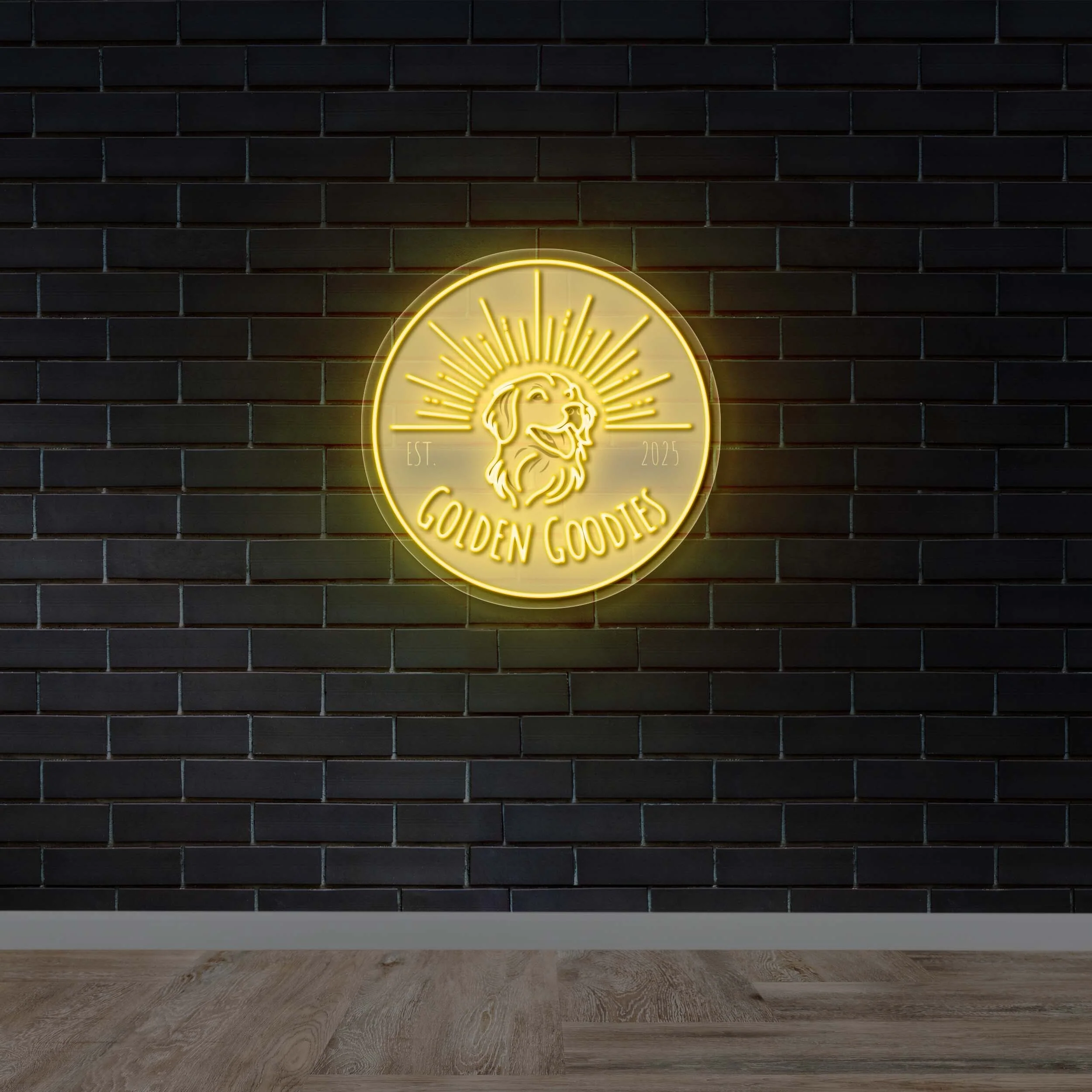 GOLDEN GOODIES - Premium Neon Artwork