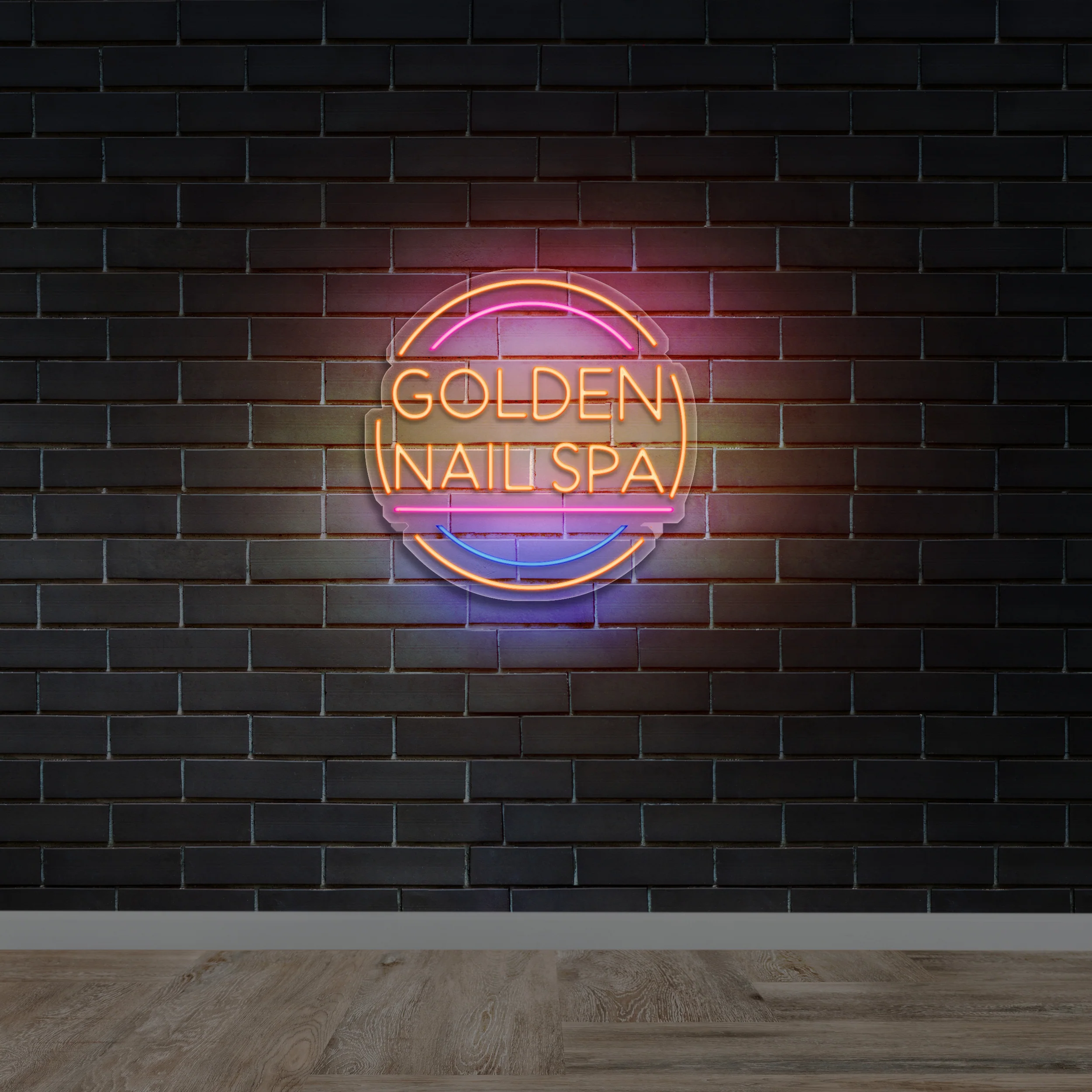 GOLDEN NAIL SPA - Premium Neon Artwork