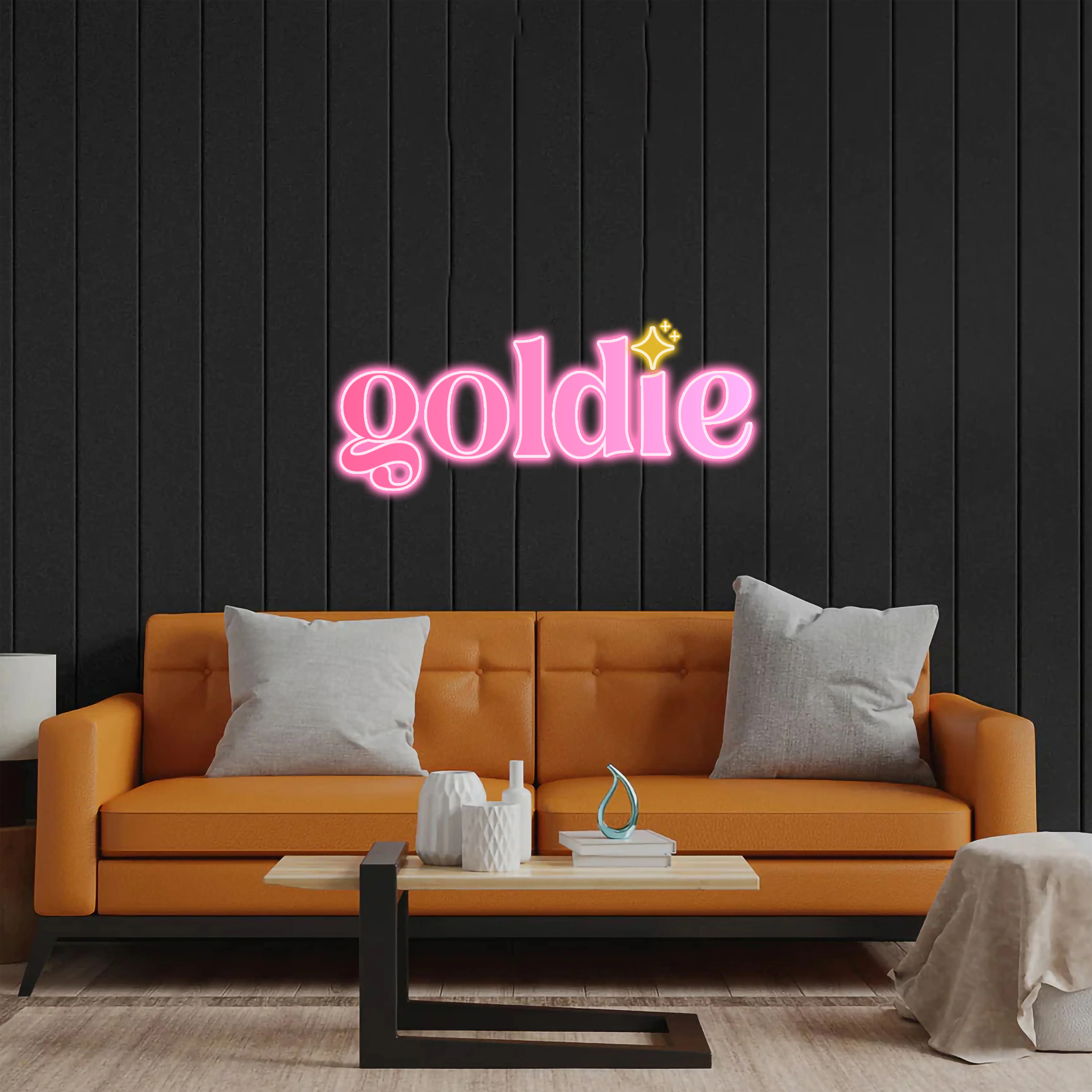 goldie - Premium Neon Artwork