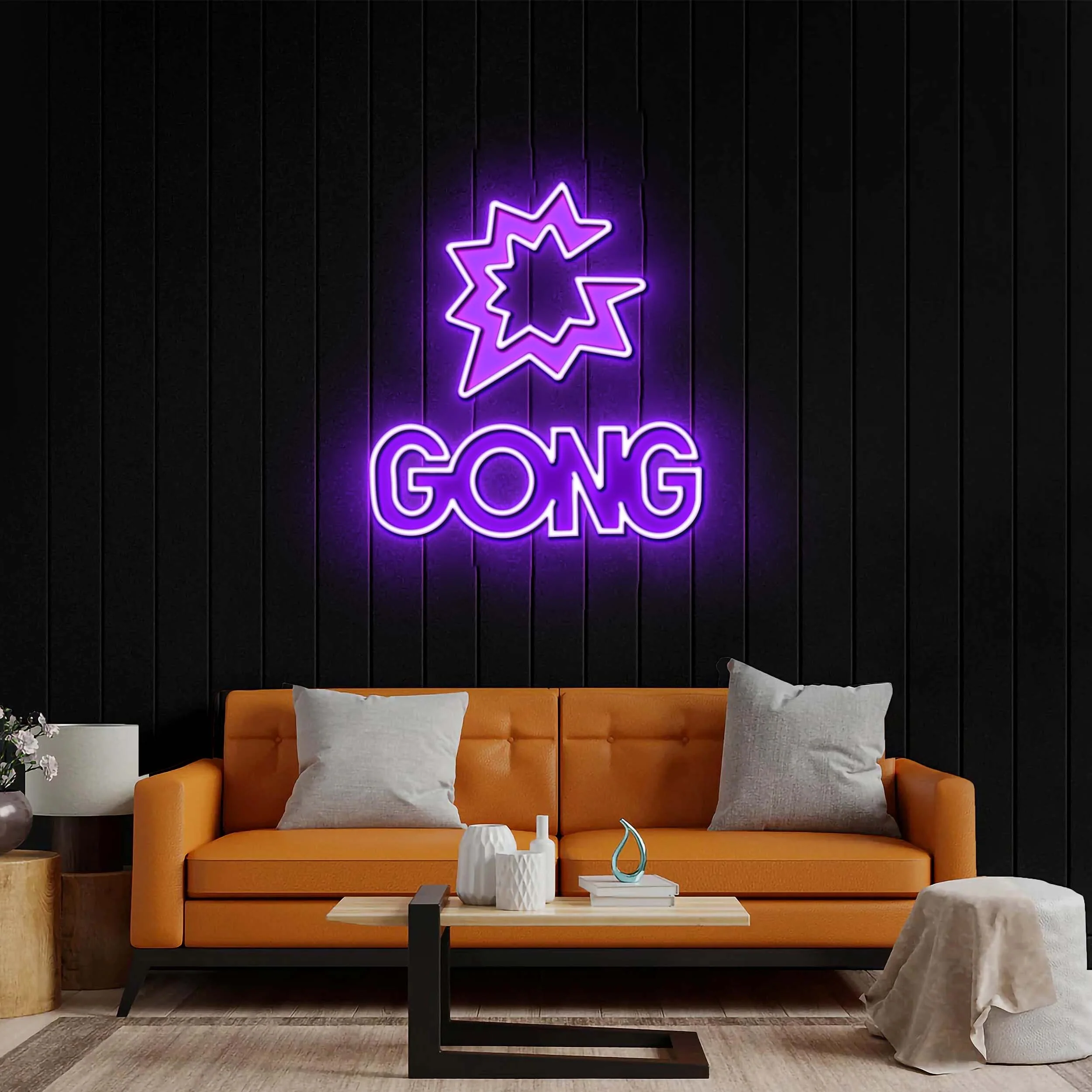 Gong - Premium Neon Artwork