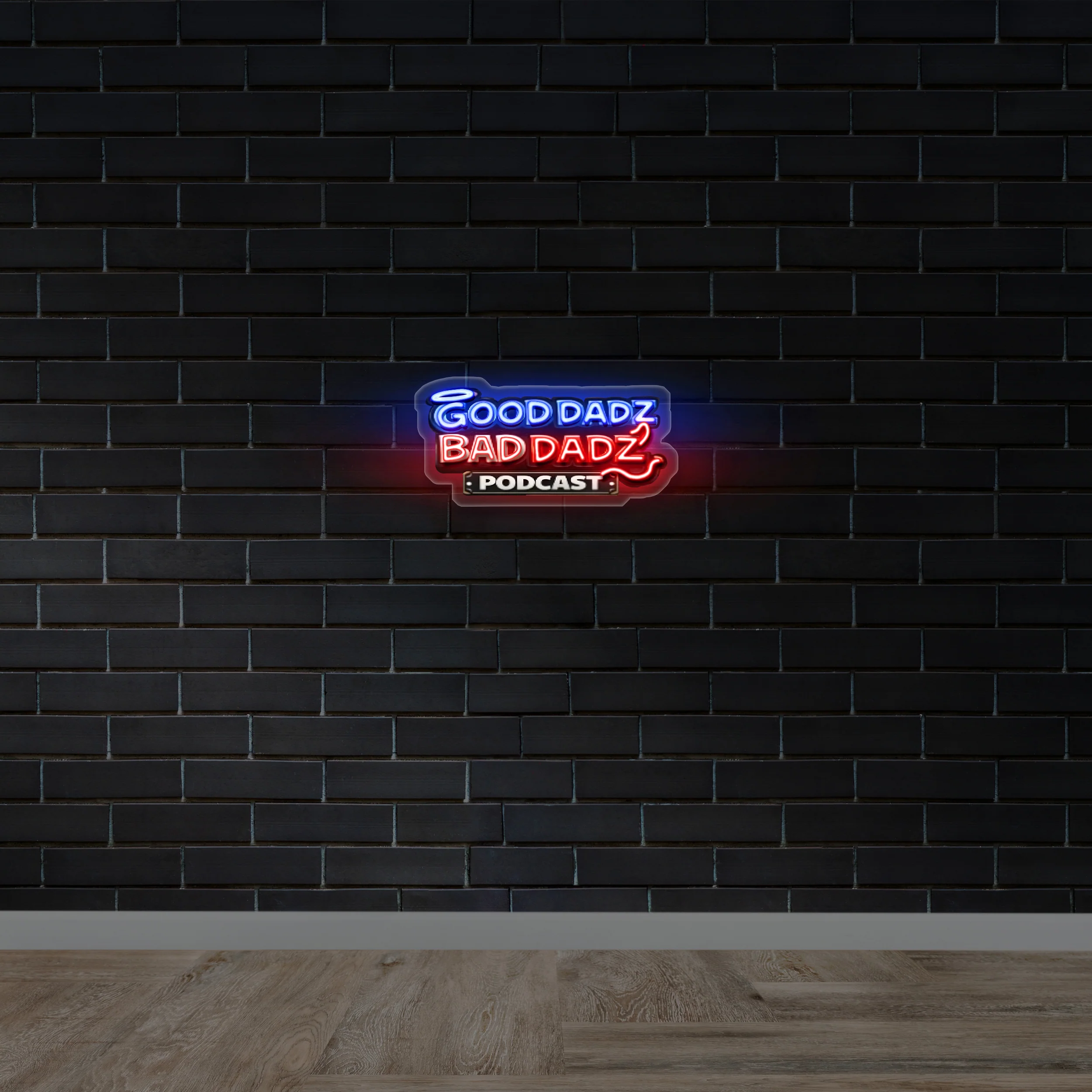 Good Dadz Bad Dadz - Premium Neon Artwork