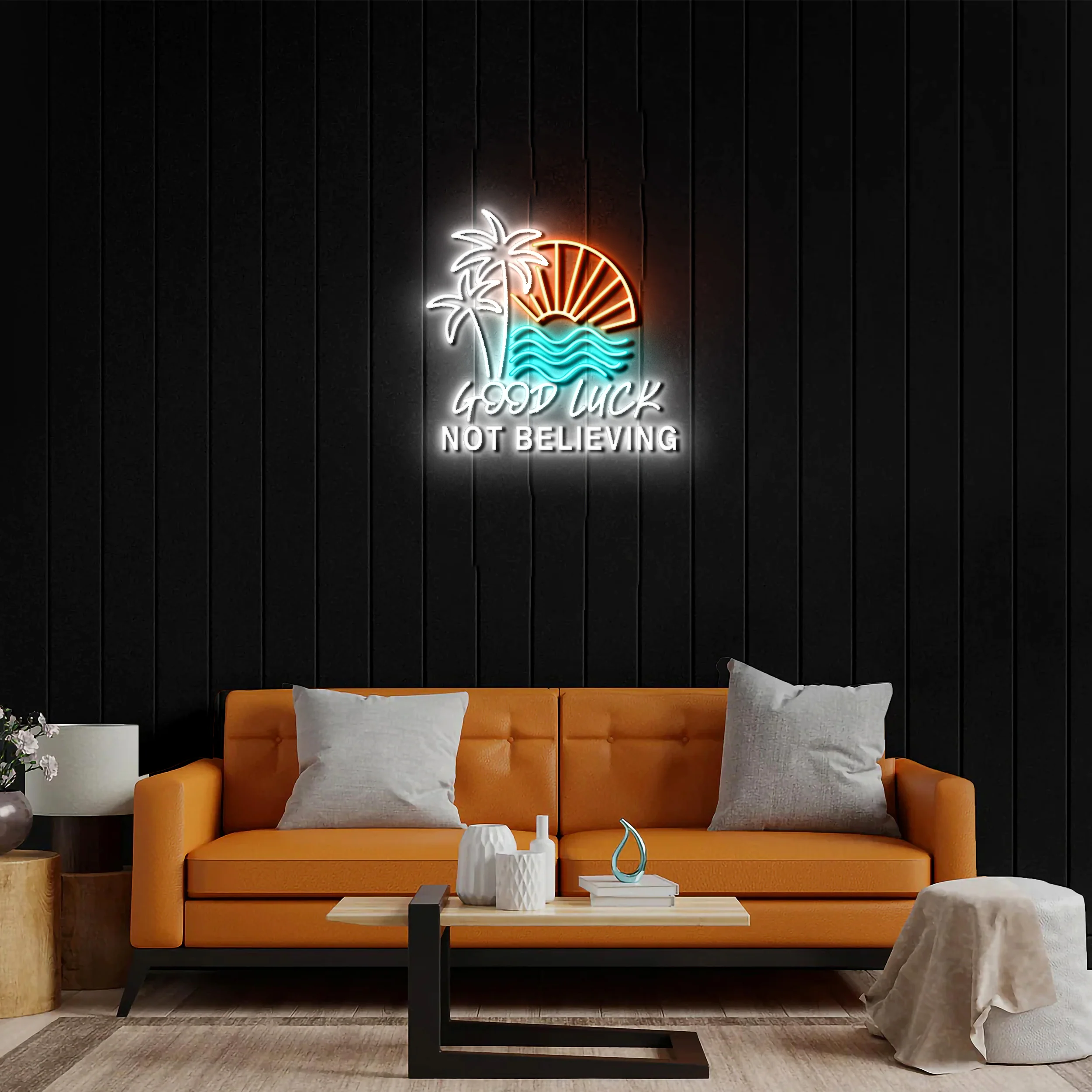 GOOD LUCK - Premium Neon Artwork