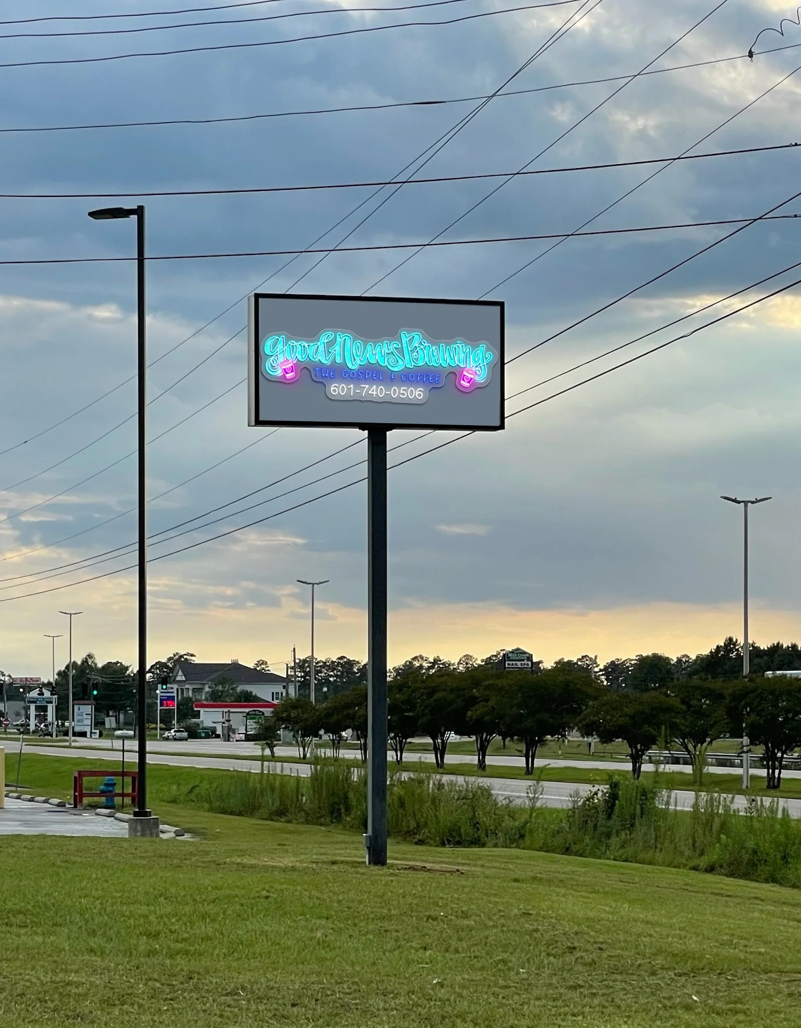Good News Brewing - Premium Neon Artwork