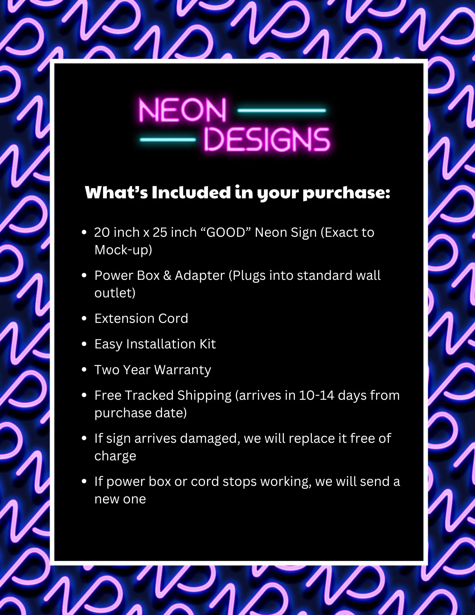 GOOD - Premium Neon Artwork - Image 2