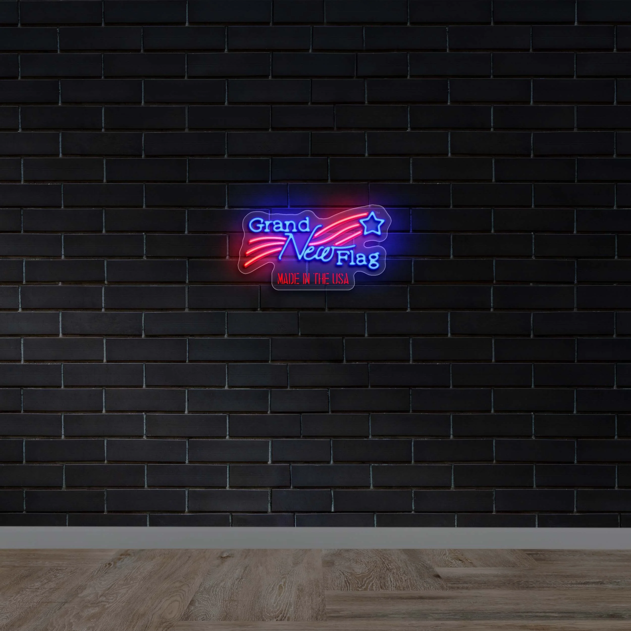 Grand New Flag - Premium Neon Artwork