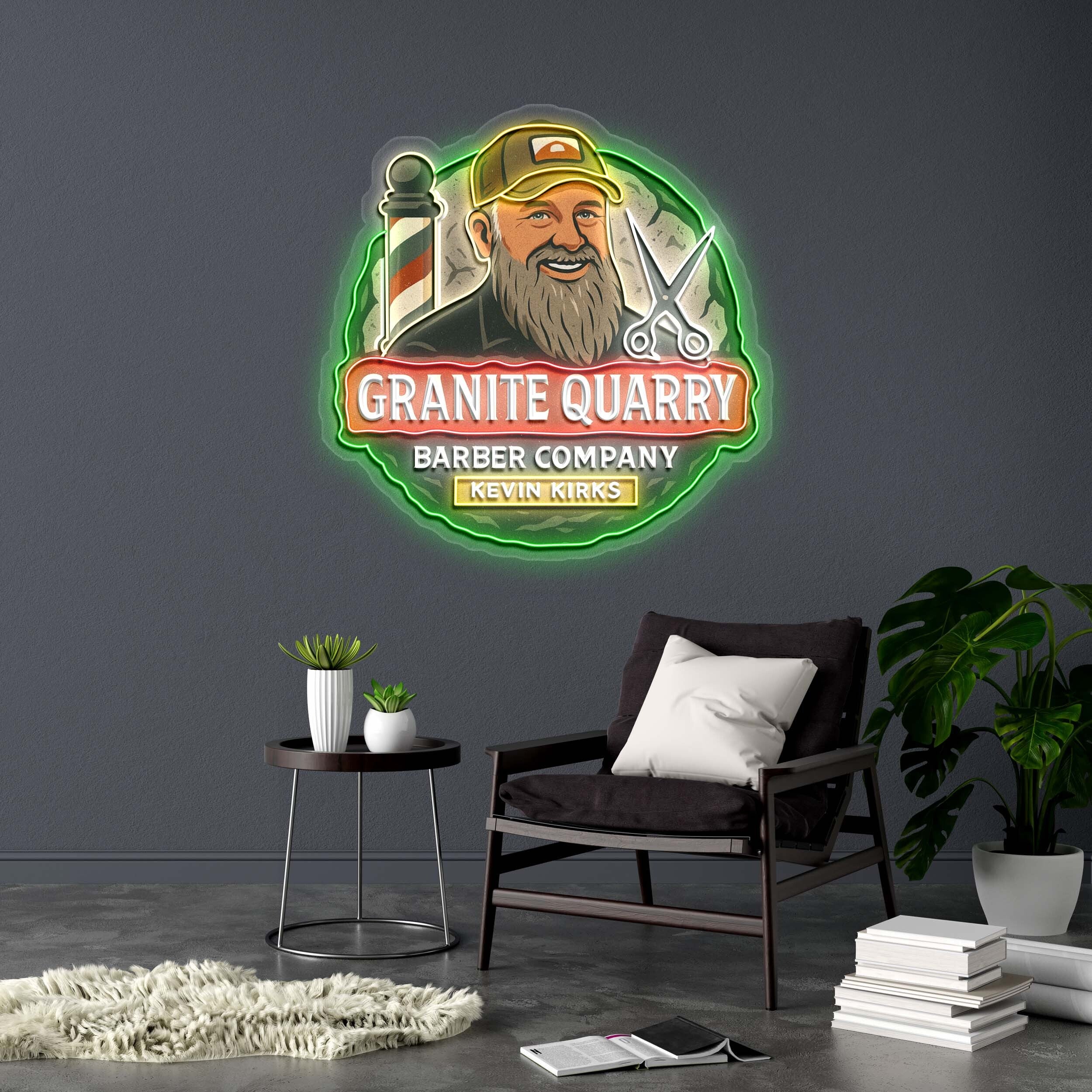 GRANITE QUARRY - Premium Neon Artwork