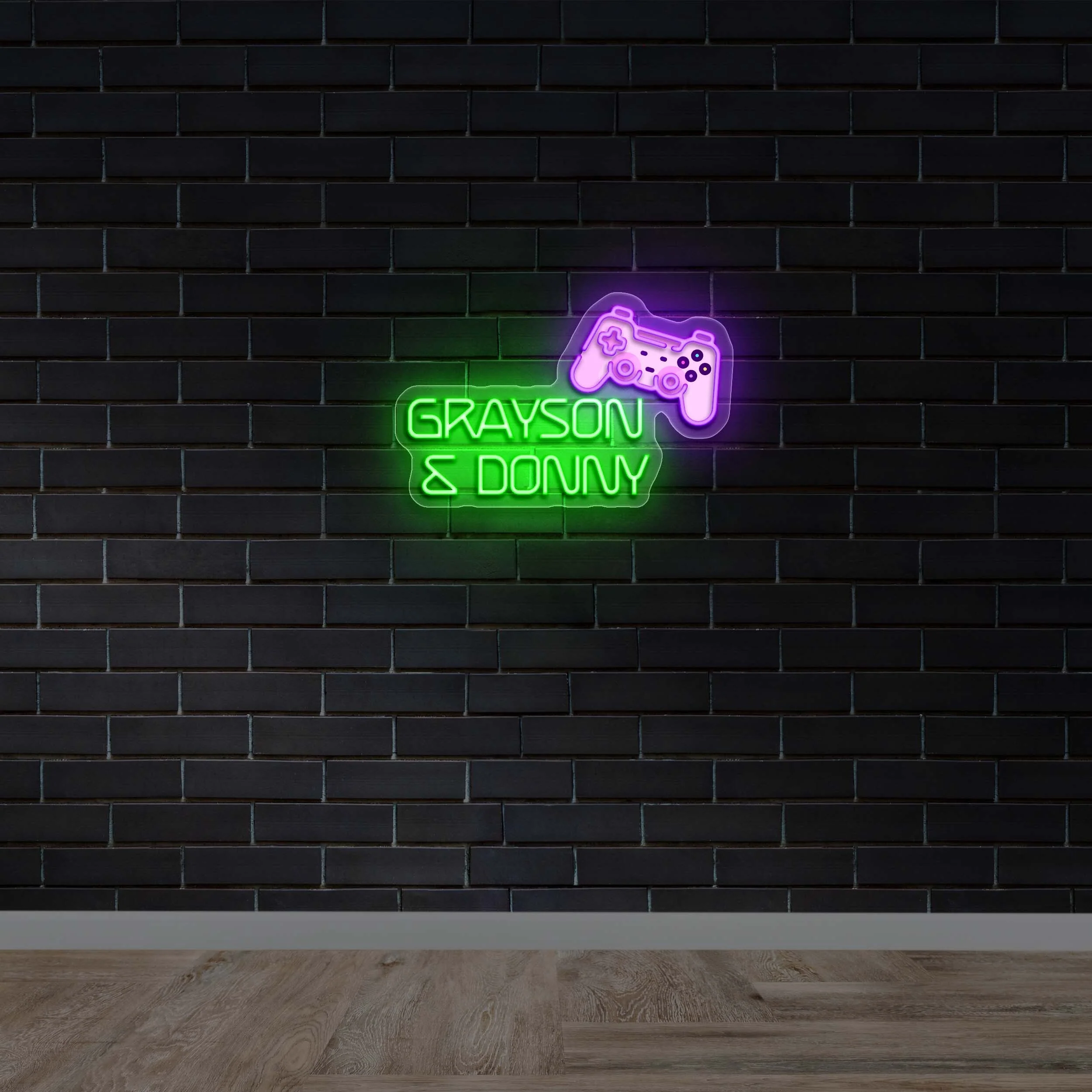 Grayson & Donny - Premium Neon Artwork
