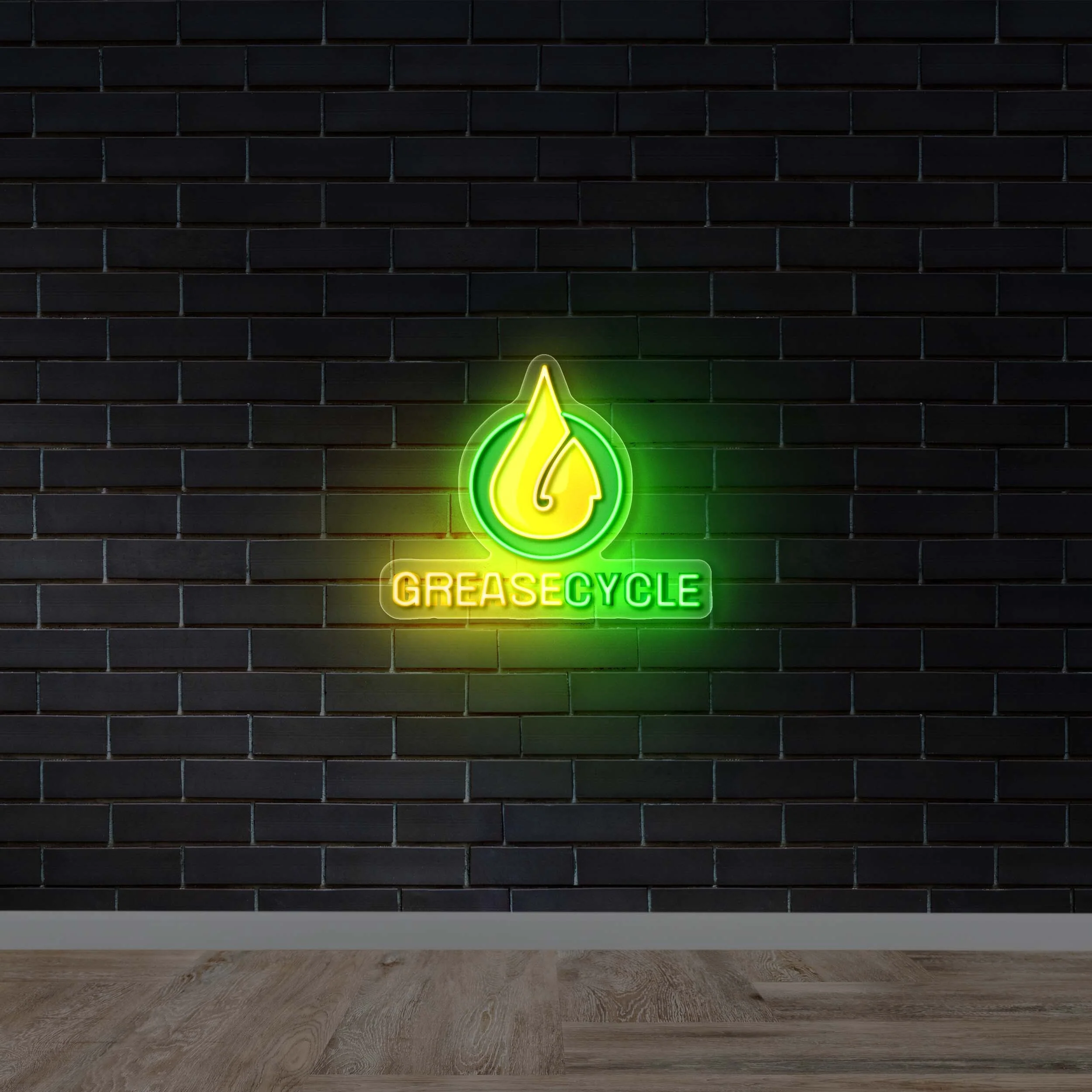 GREASE CYCLE - Premium Neon Artwork