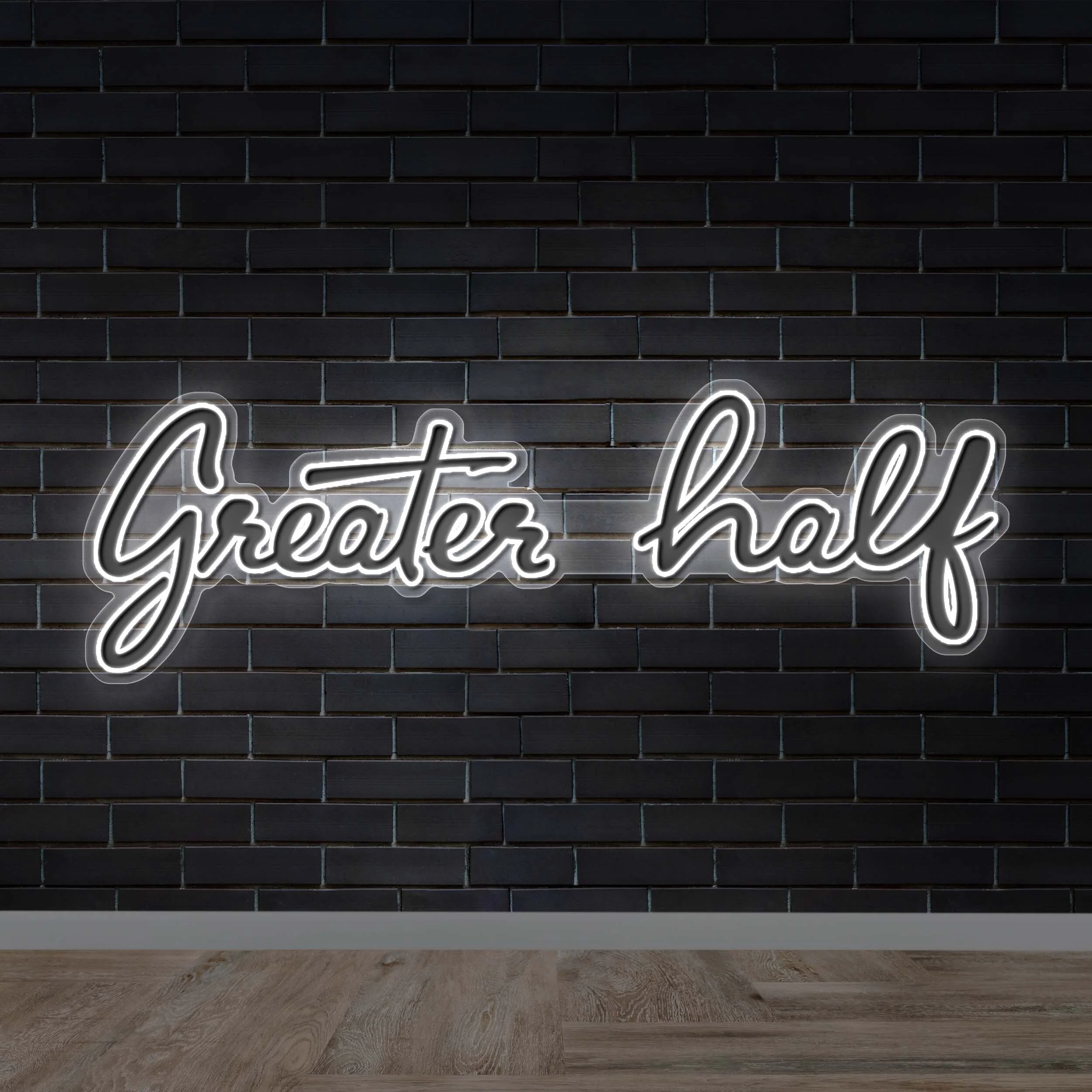 greater half - Premium Neon Artwork - Image 2