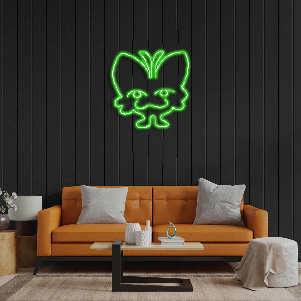 Green Creature - Premium Neon Artwork